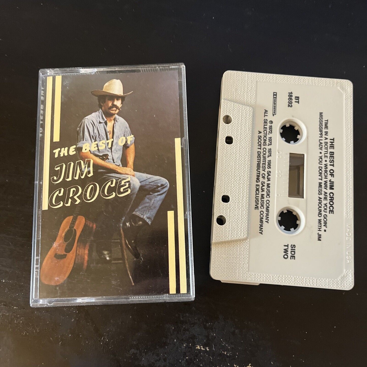 Jim Croce - The Best Of Jim Croce (Cassette Tape, 1985) Bt 18692