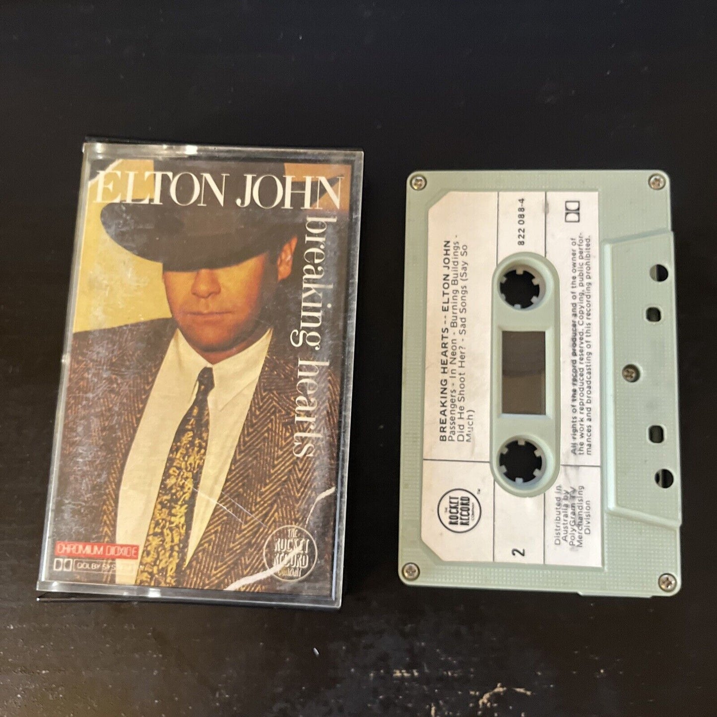 Elton John - Breaking Hearts (Cassette Tape, 1984) 822 088-4