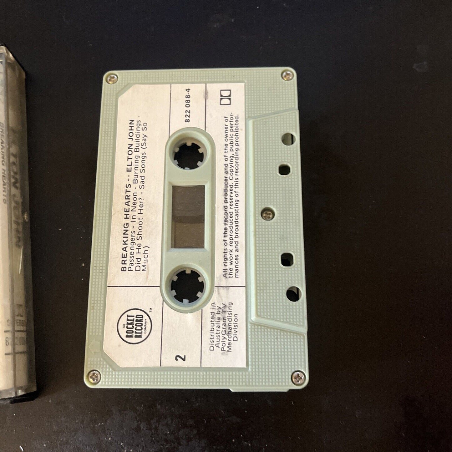 Elton John - Breaking Hearts (Cassette Tape, 1984) 822 088-4
