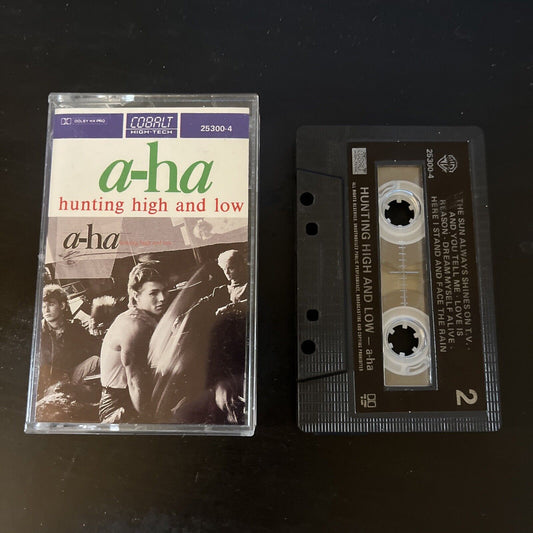 a-ha - Hunting High And Low (Cassette Tape, 1985) 25300-4