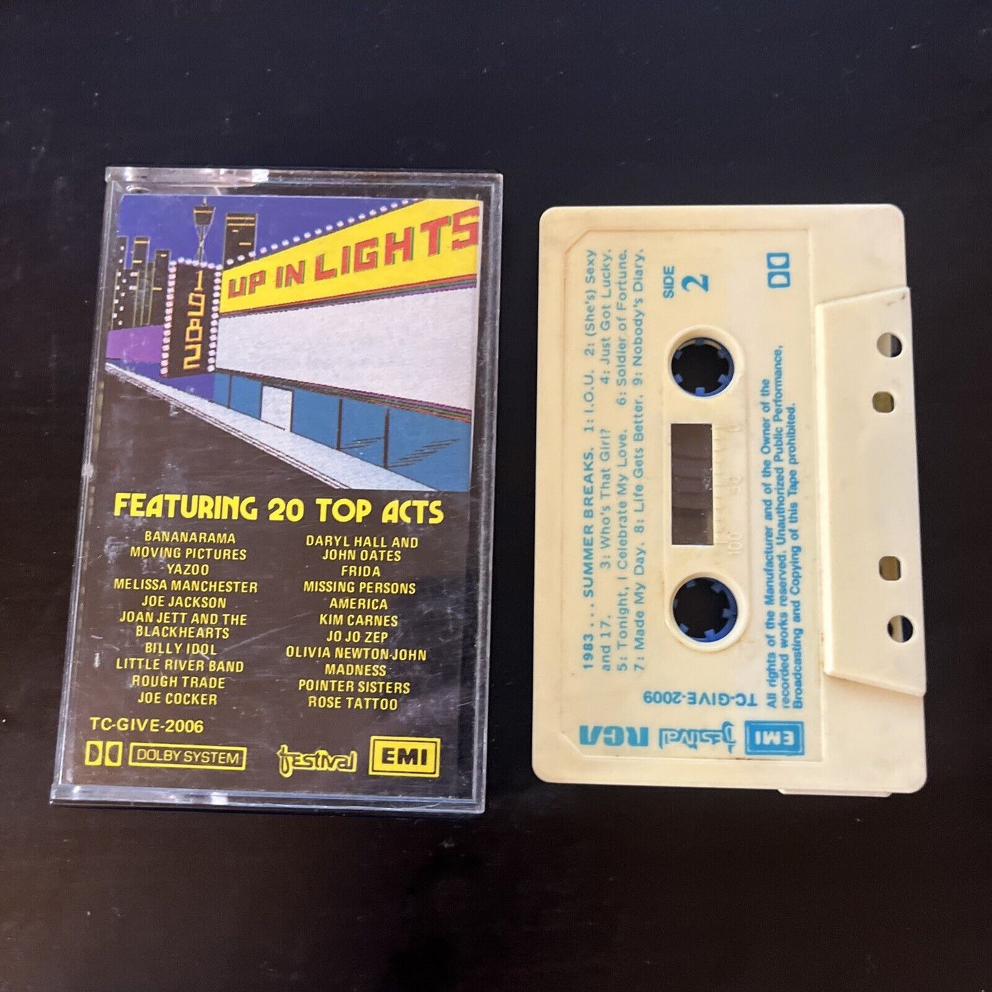 1982... Up In Lights (Cassette Tape) Tc-Give-2006