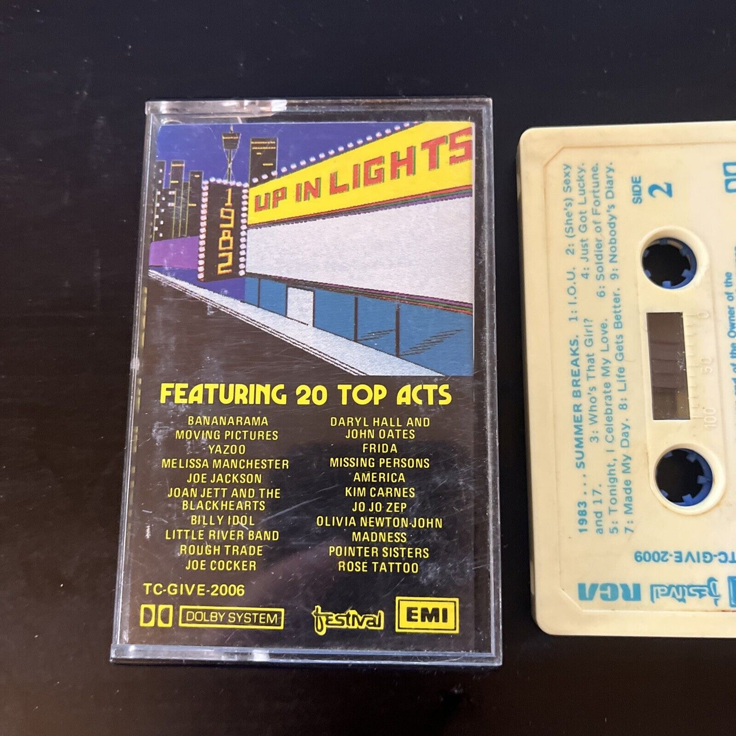 1982... Up In Lights (Cassette Tape) Tc-Give-2006