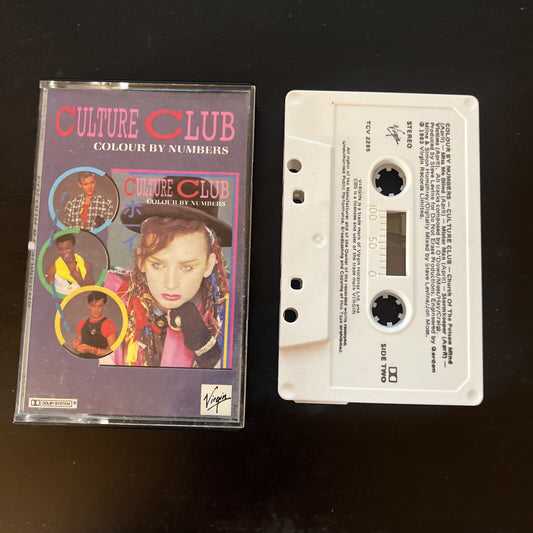 Culture Club - Colour By Numbers (Cassette Tape, 1983) Tcv 2285