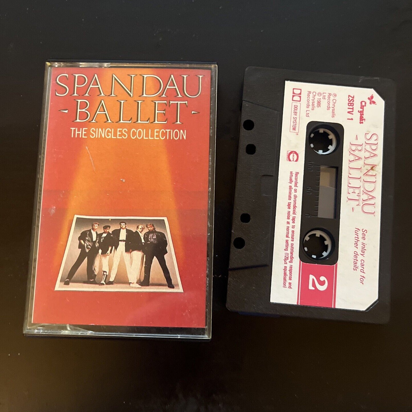 Spandau Ballet - The Singles Collection (Cassette, 1985) Z Sbtv 1