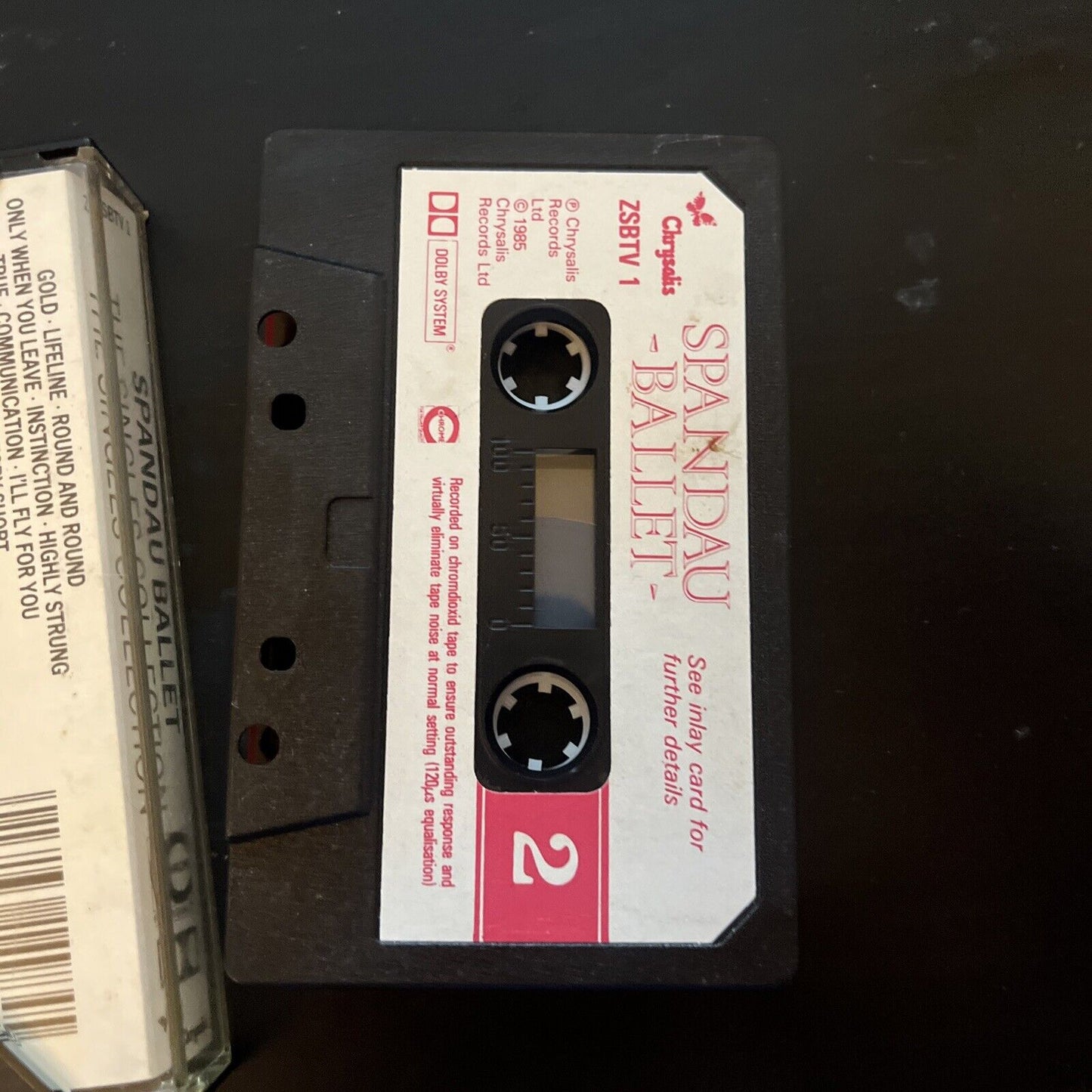 Spandau Ballet - The Singles Collection (Cassette, 1985) Z Sbtv 1