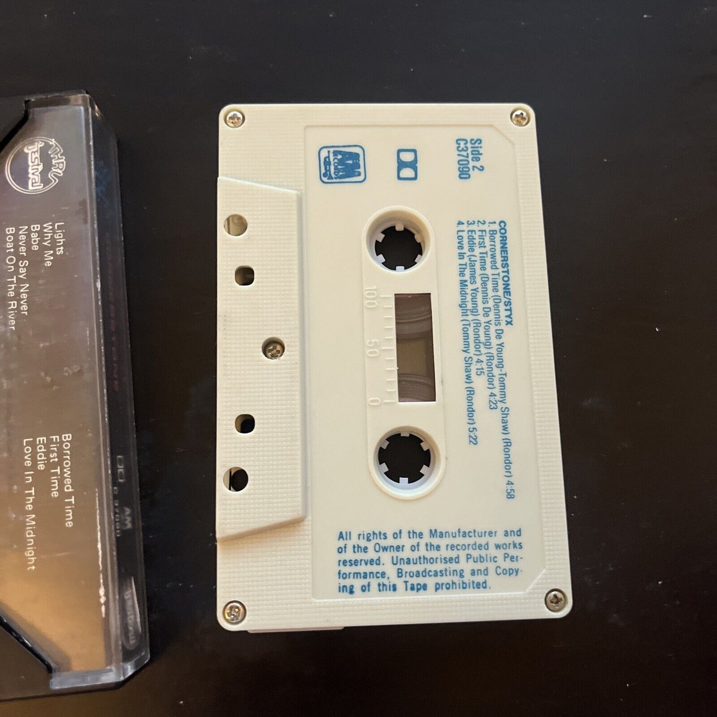 Styx - Cornerstone (Cassette Tape, 1979) C 37090