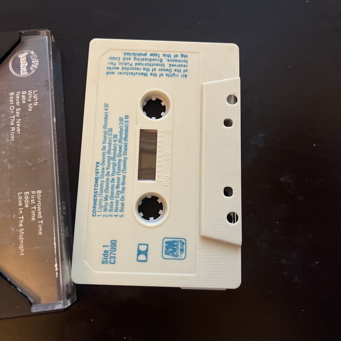 Styx - Cornerstone (Cassette Tape, 1979) C 37090