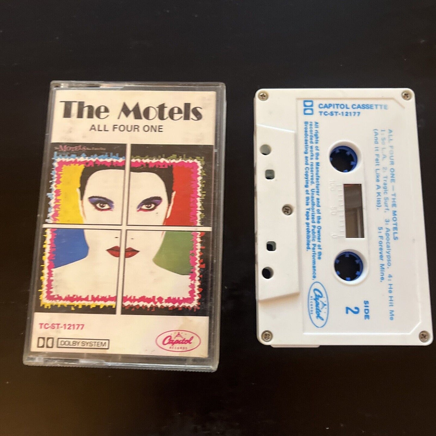 The Motels - All Four One (Cassette, 1982) Tc-st-12177