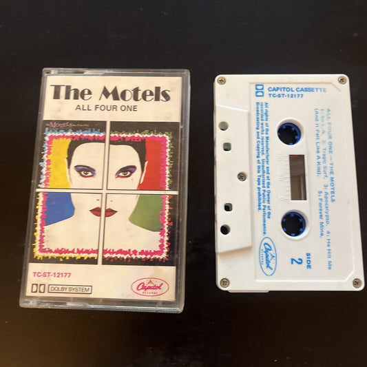 The Motels - All Four One (Cassette, 1982) Tc-st-12177