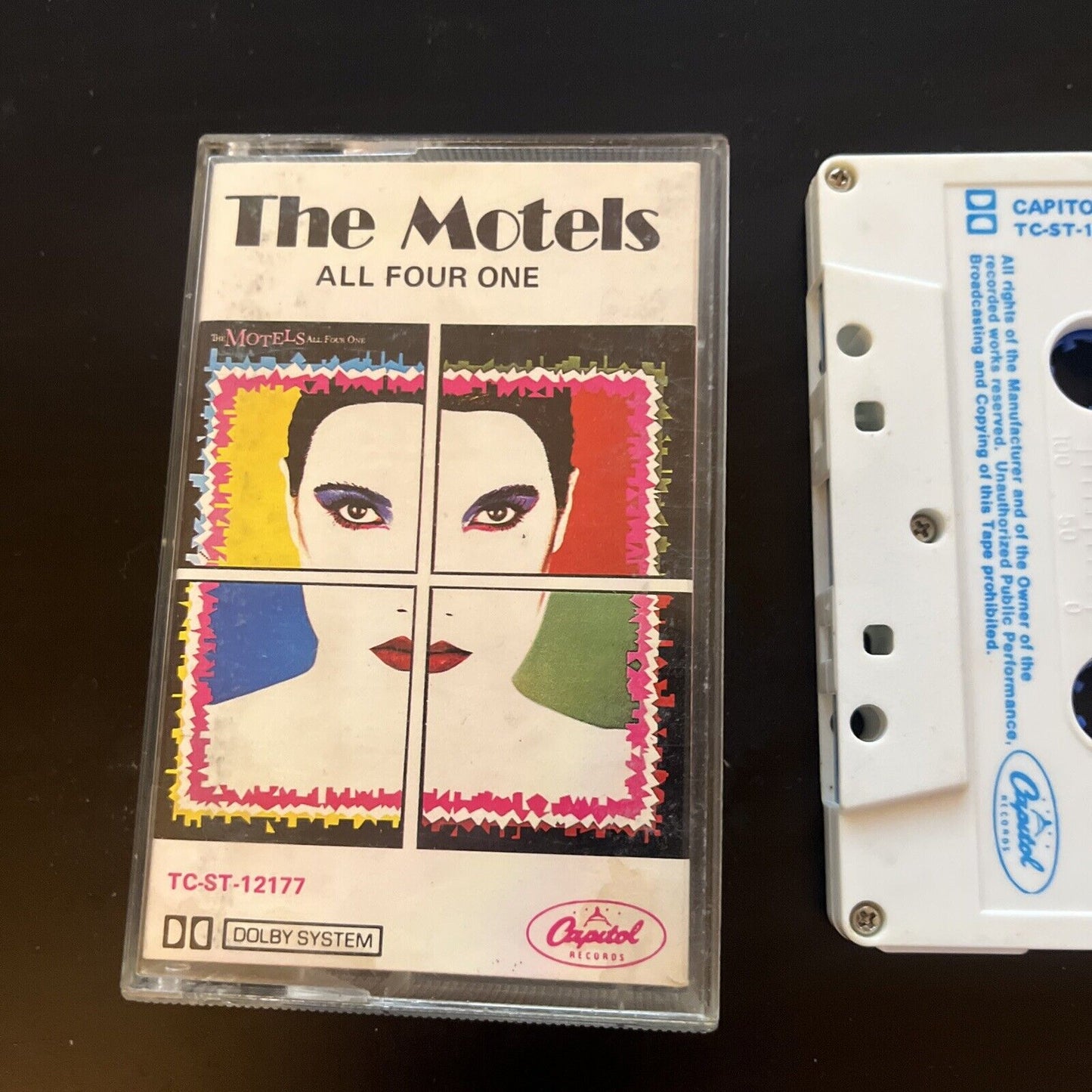 The Motels - All Four One (Cassette, 1982) Tc-st-12177