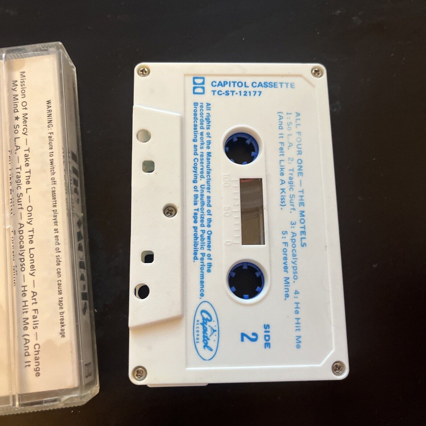 The Motels - All Four One (Cassette, 1982) Tc-st-12177