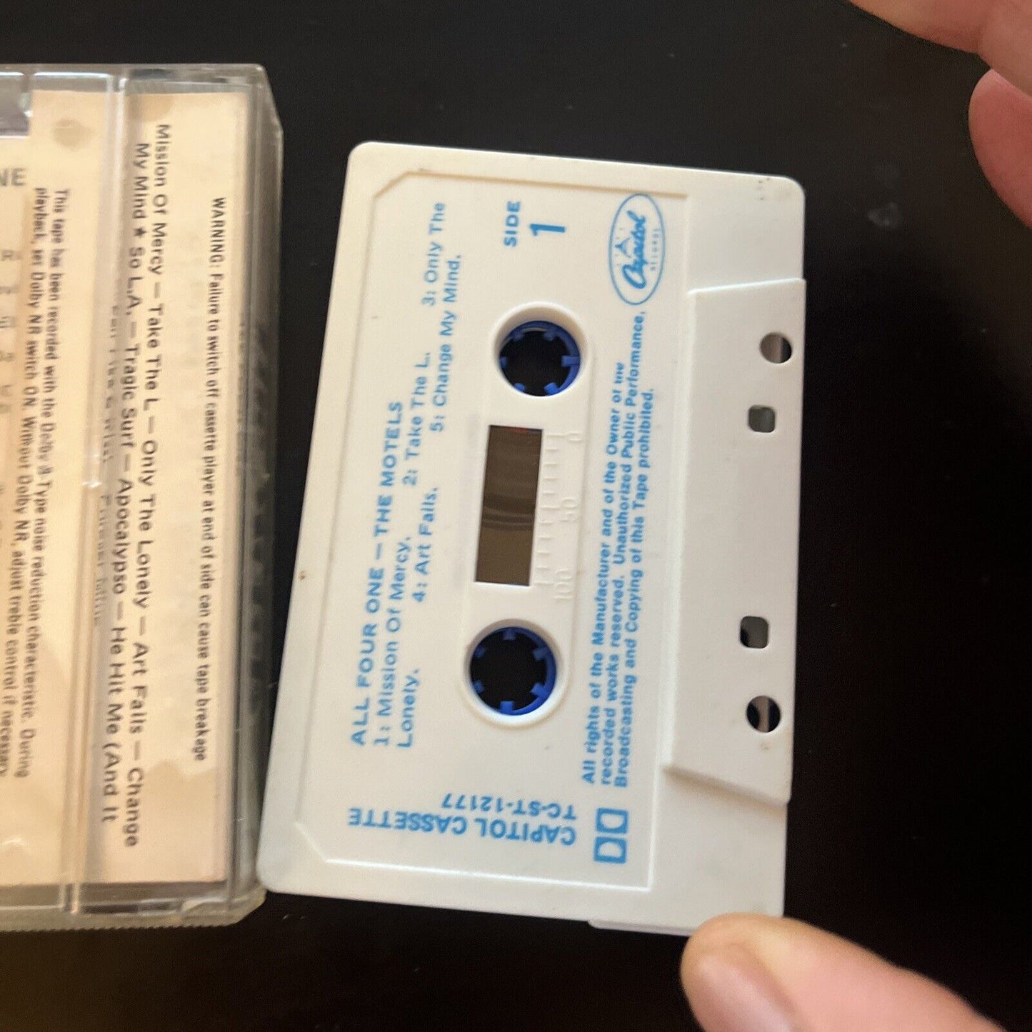 The Motels - All Four One (Cassette, 1982) Tc-st-12177