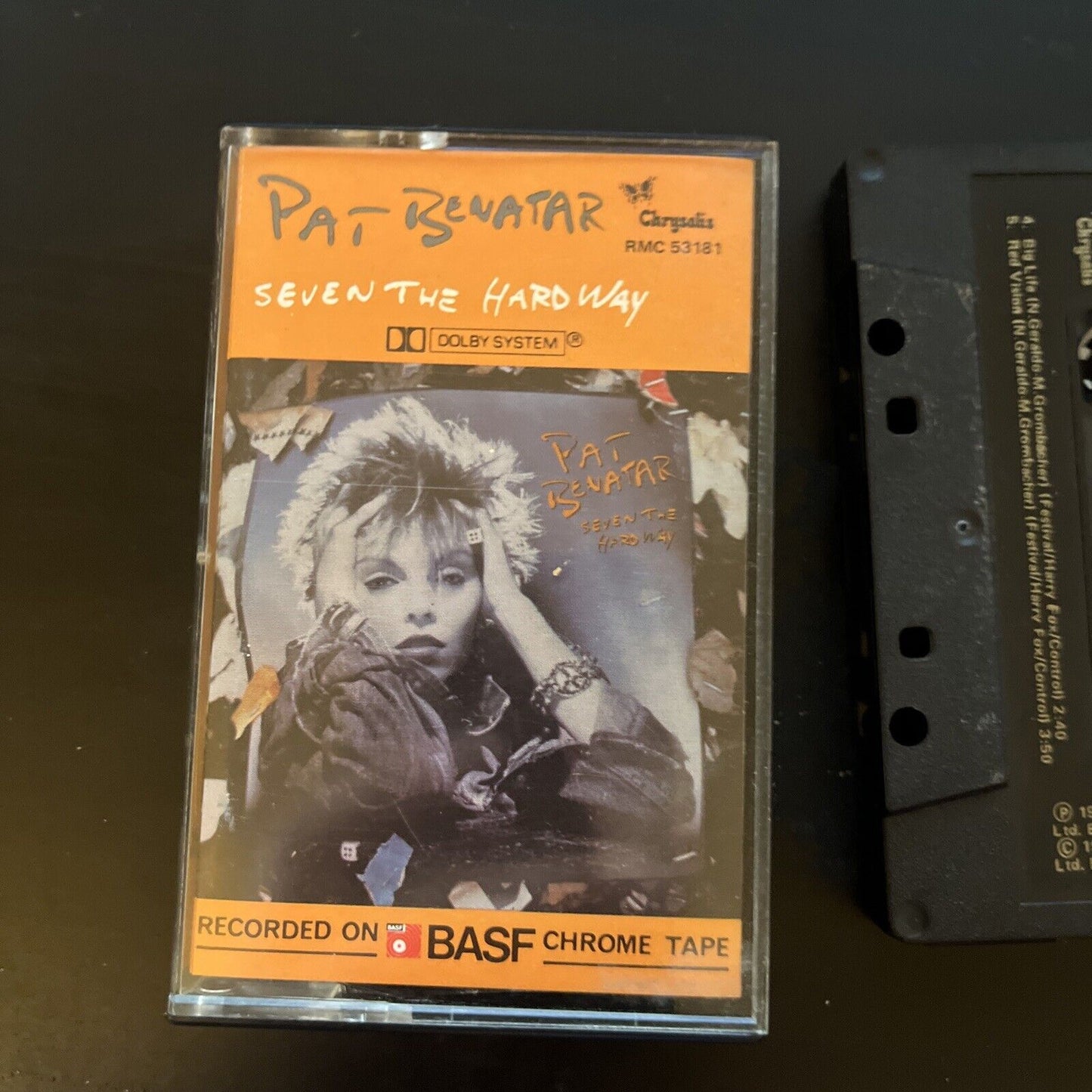 Pat Benatar - Seven The Hard Way (Cassette Tape, 1985) RMC 53181