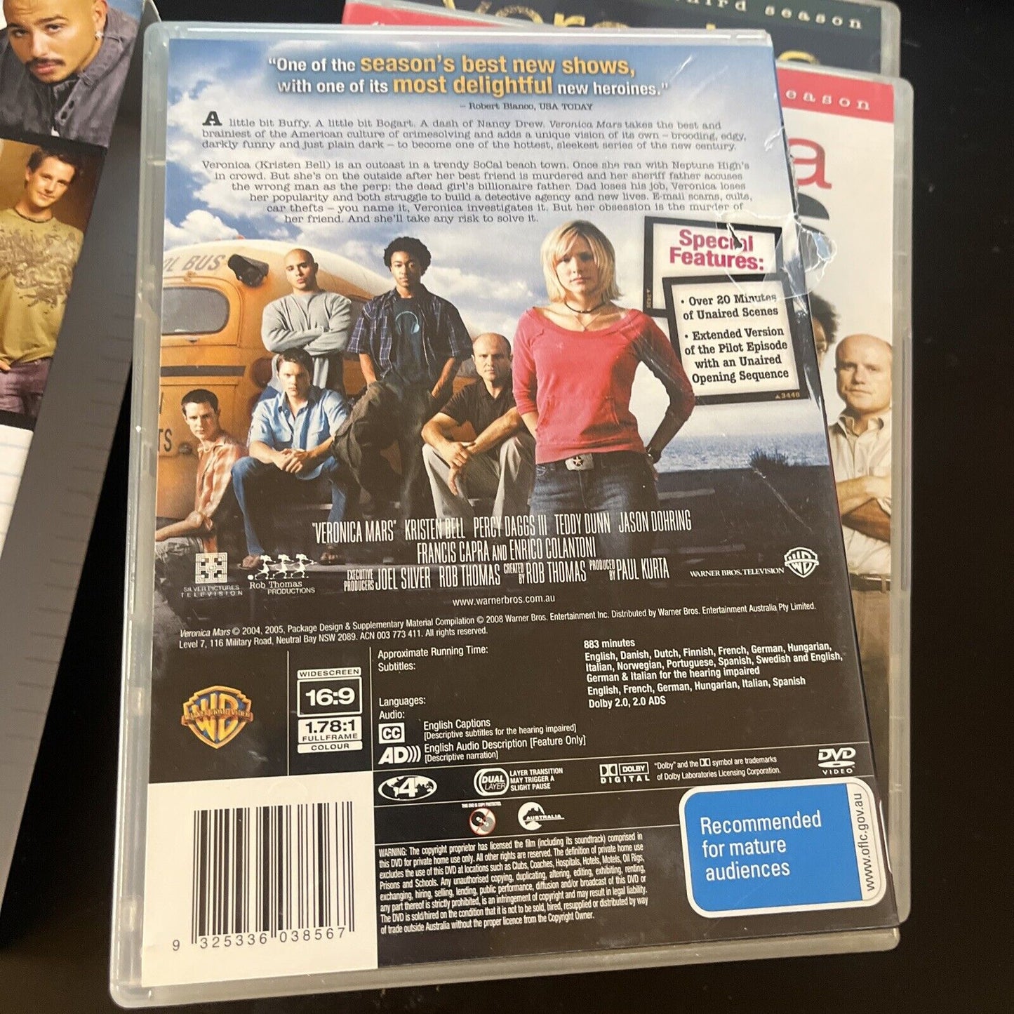 Veronica Mars Collection : Season 1-3 (DVD, 2007, 18-Disc) Region 4