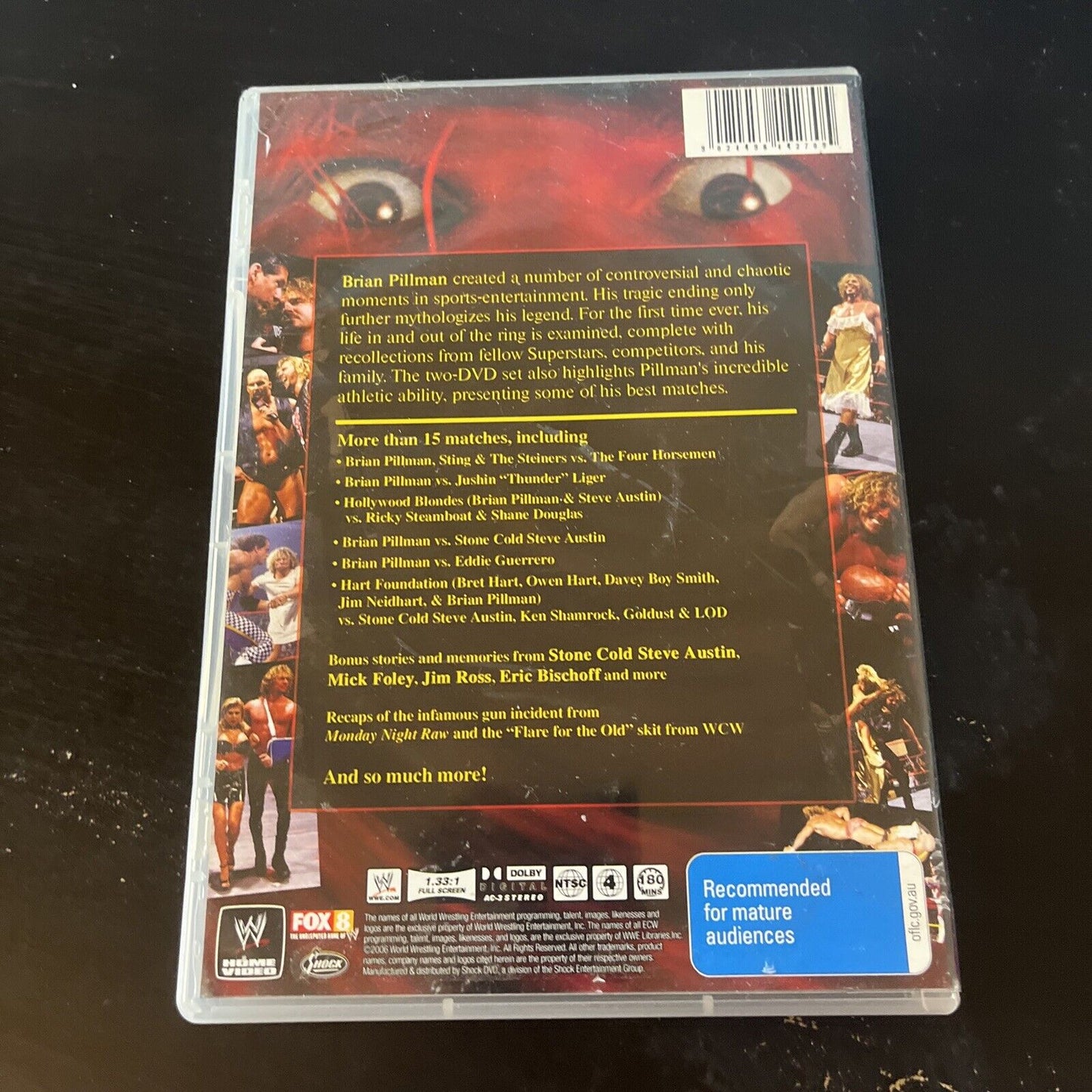 WWE: Brian Pillman - Loose Cannon (DVD, 2006, 2-Disc) WWE Wrestling Region 4