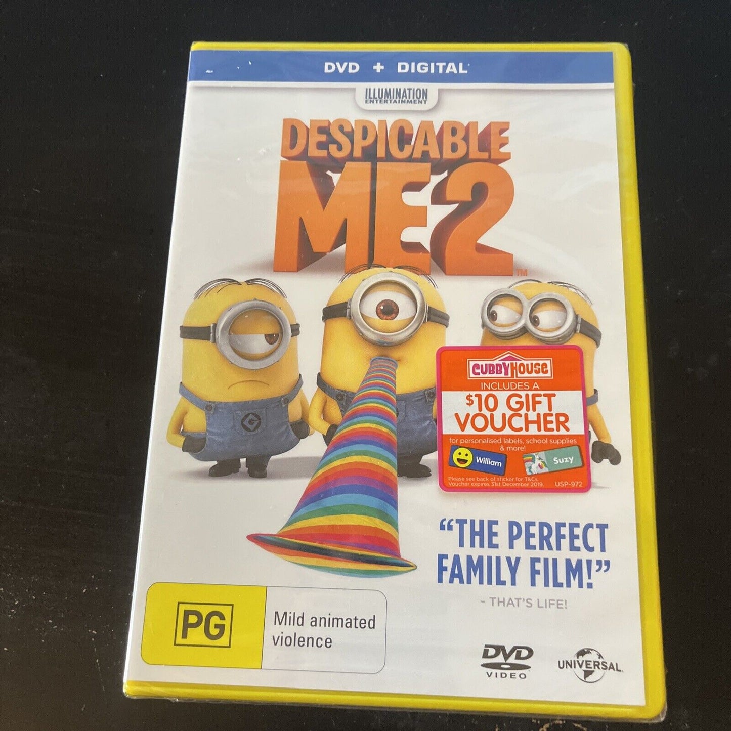 Despicable Me 2 (DVD, 2013) Steve Carell, Kristen Wiig, NEW Region 4 &2