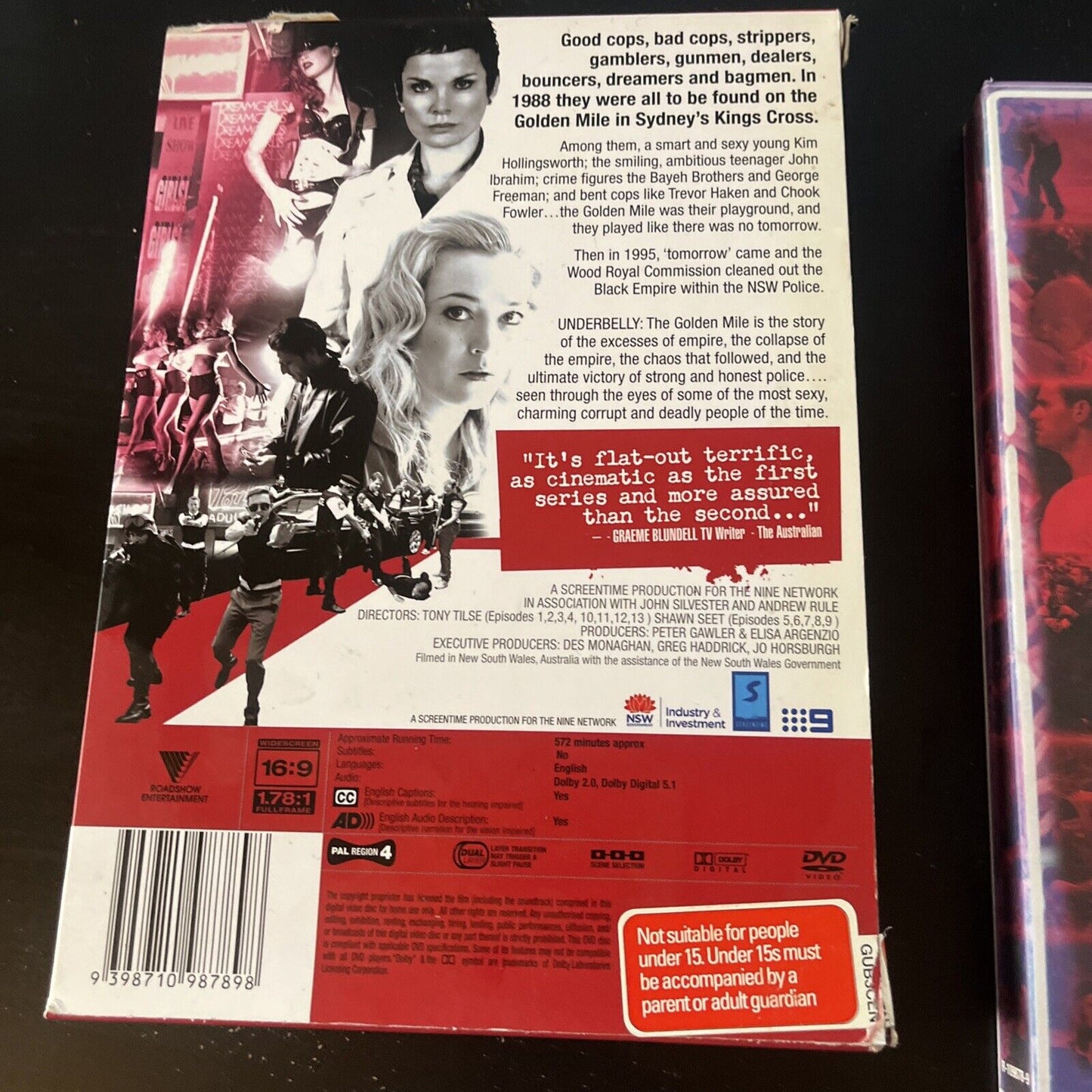 Underbelly - The Golden Mile (DVD, 2010, 4-Disc) Firass Dirani Region 4