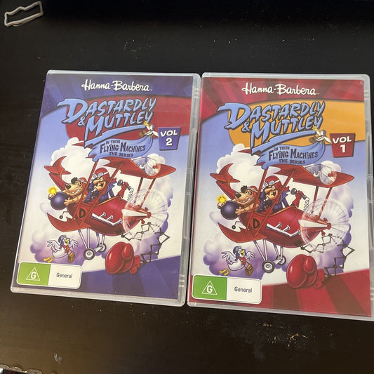 Dastardly And Muttley In Their Flying Machines Volume 1 & 2 (DVD) Region 2