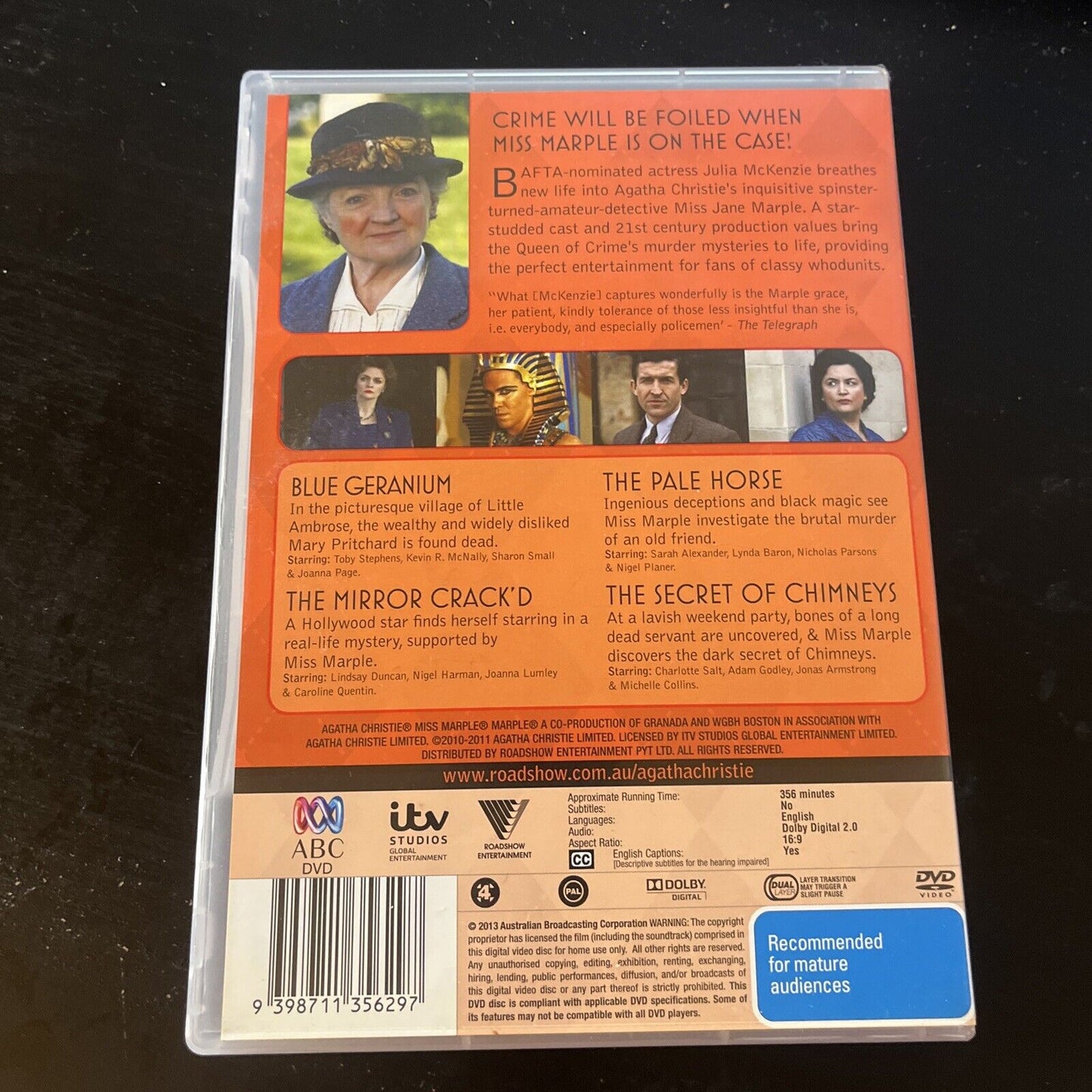 Agatha Christie's Miss Marple : Season 5 (DVD, 2009, 4-Disc) Region 4