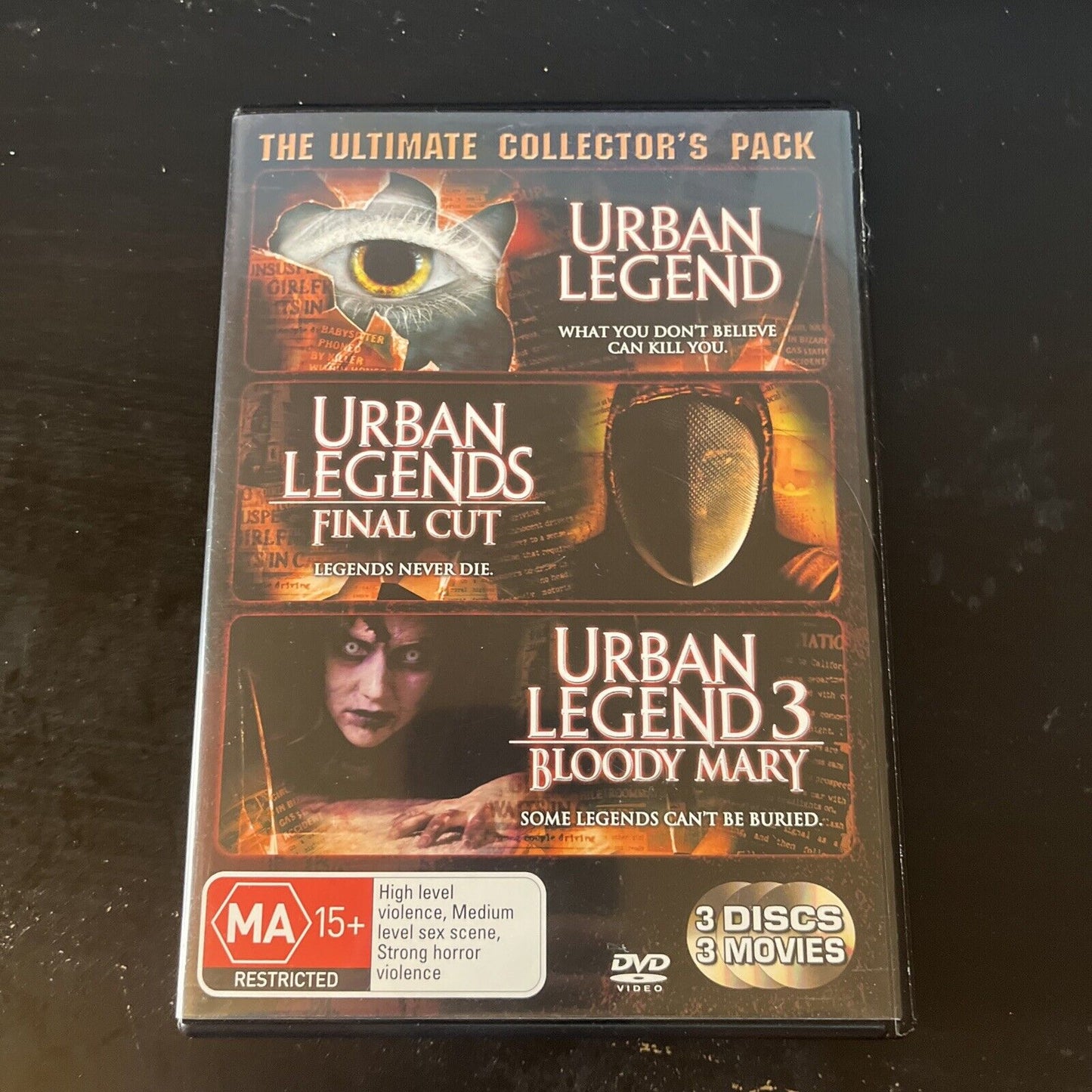 Urban Legend / Urban Legends - Final Cut / Urban Legends 3 DVD Region –  Retro Unit