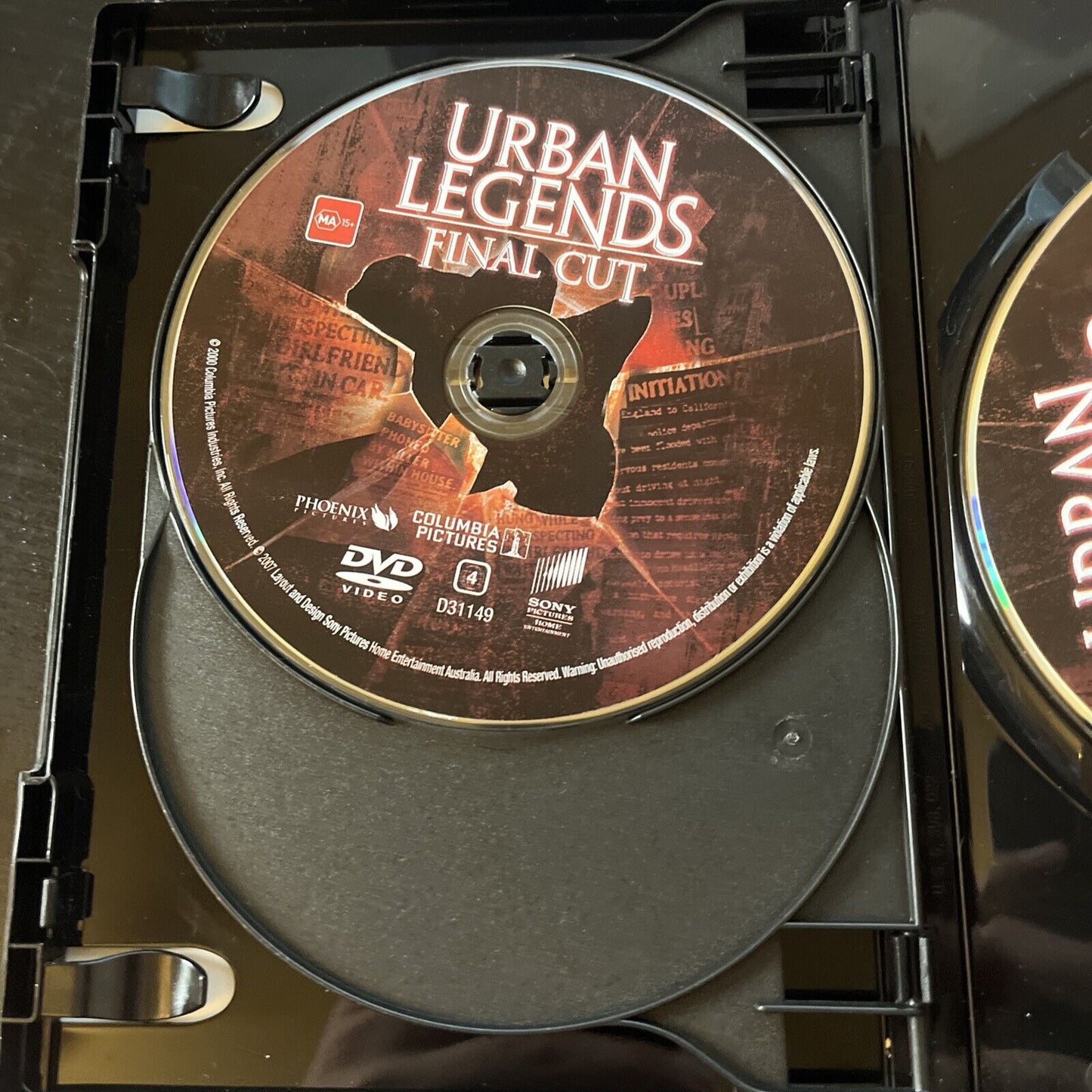 Urban Legend / Urban Legends - Final Cut / Urban Legends 3 DVD Region 4