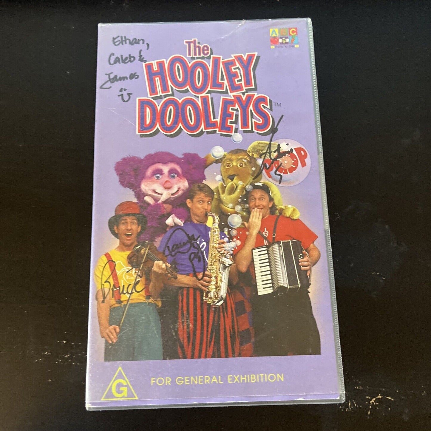 *Autographed By 3 Members* The Hooley Dooleys - Pop (VHS, 1999) PAL