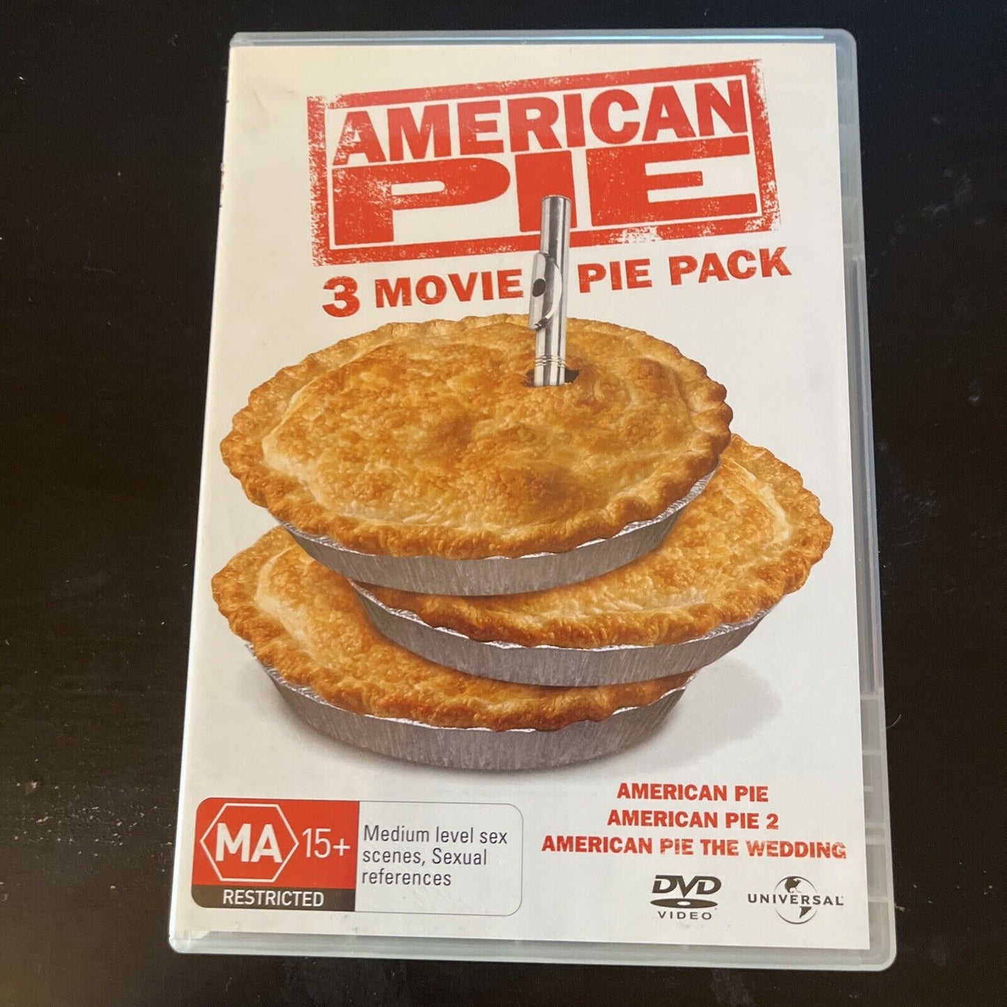 American Pie / American Pie 2 / American Pie - The Wedding (DVD, 1999) Region 4