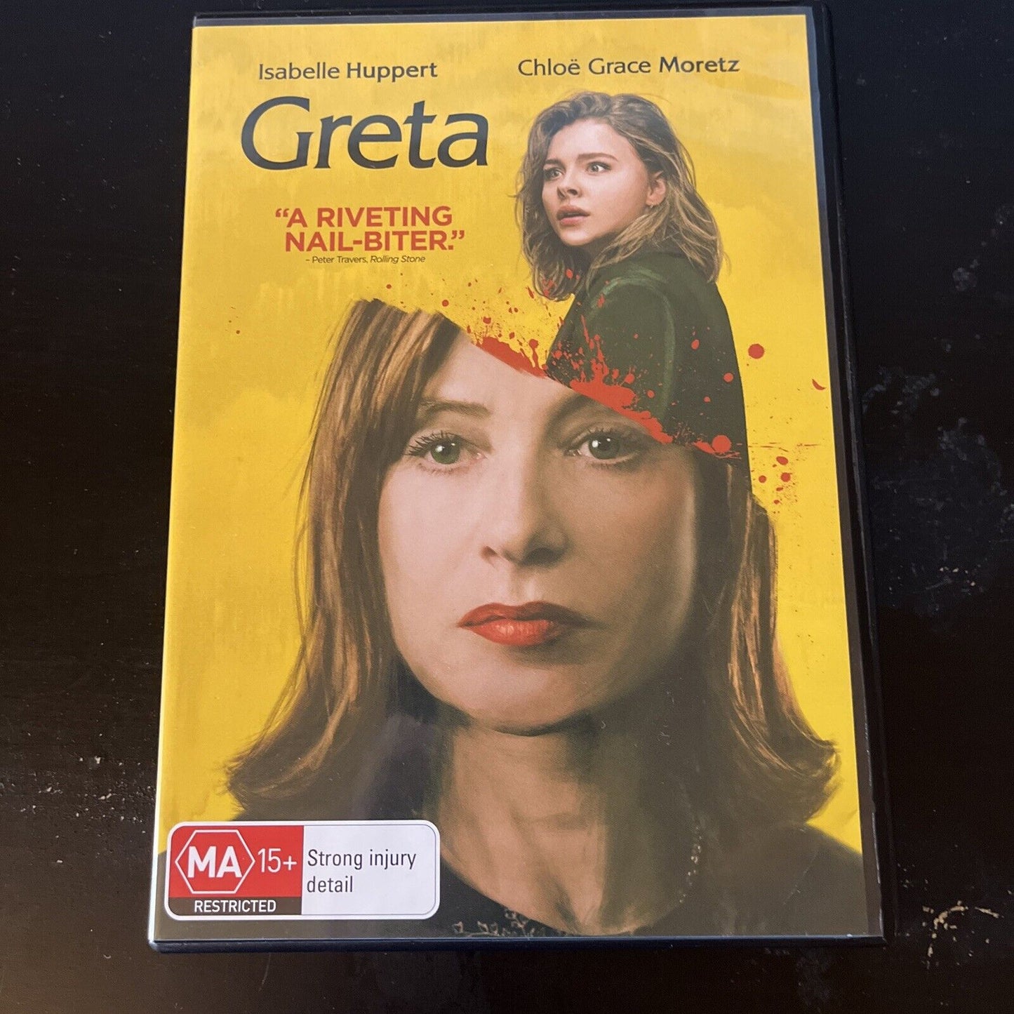 Greta (DVD, 2018) Isabelle Huppert, Chloë Grace Moretz, Maika Monroe Region 4 &2