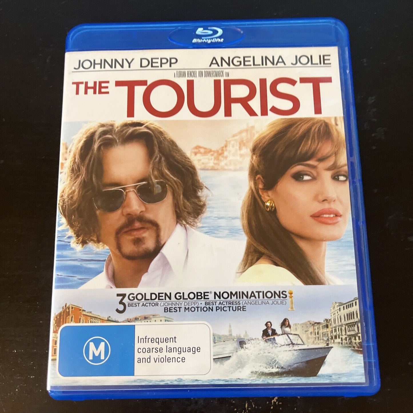The Tourist (Blu-ray, 2010) Johnny Depp, Angelina Jolie All Regions