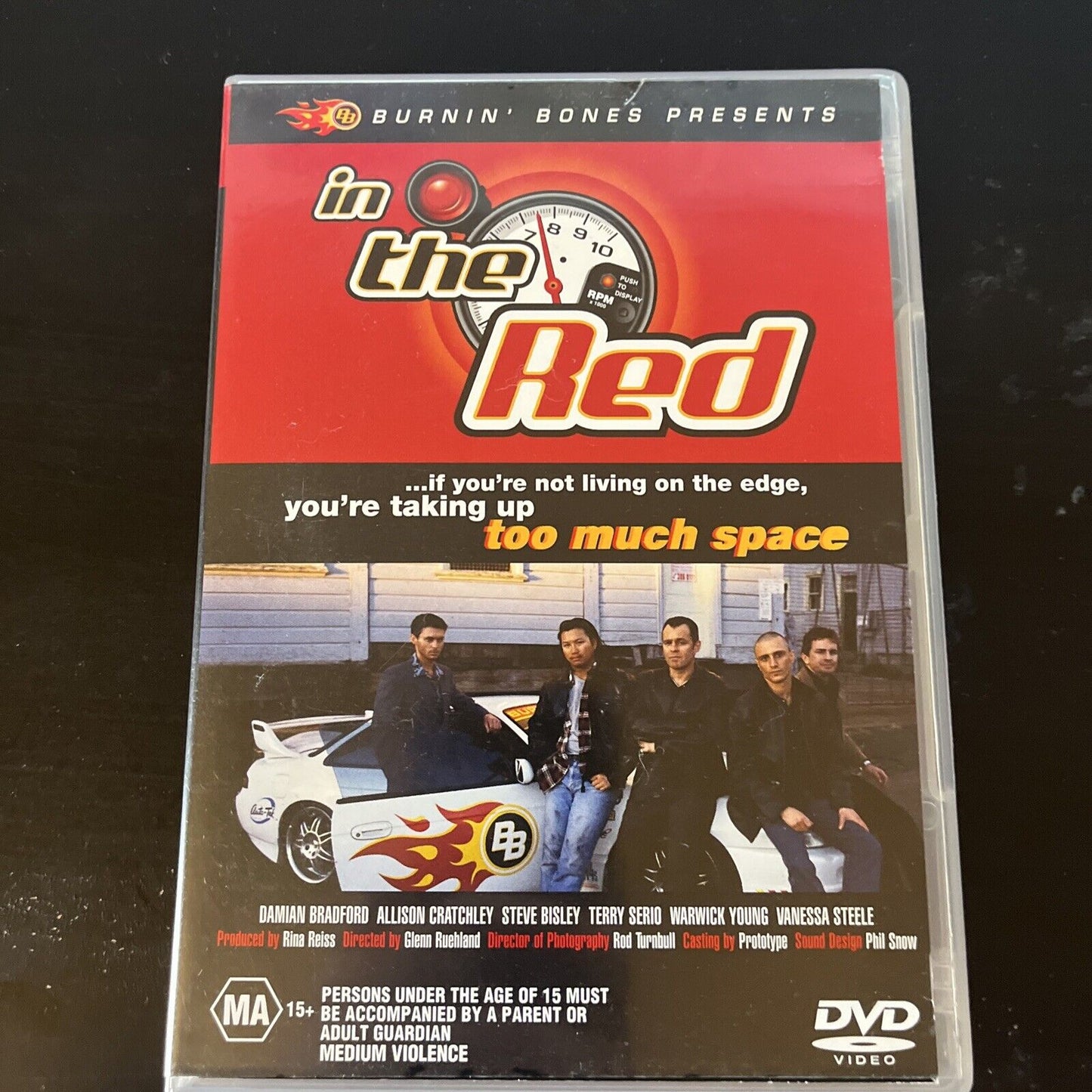 In The Red (DVD, 1999) Damian Bradford, Allison Cratchley, Terry Serio Region 4