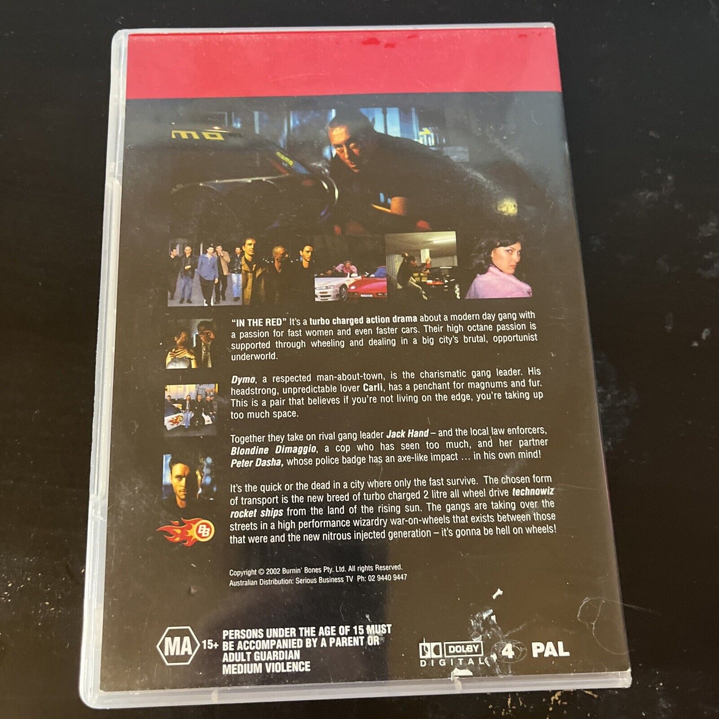 In The Red (DVD, 1999) Damian Bradford, Allison Cratchley, Terry Serio Region 4