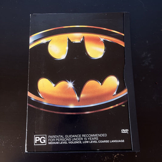 Batman (DVD, 1989) Michael Keaton, Jack Nicholson, Kim Basinger, Region 4