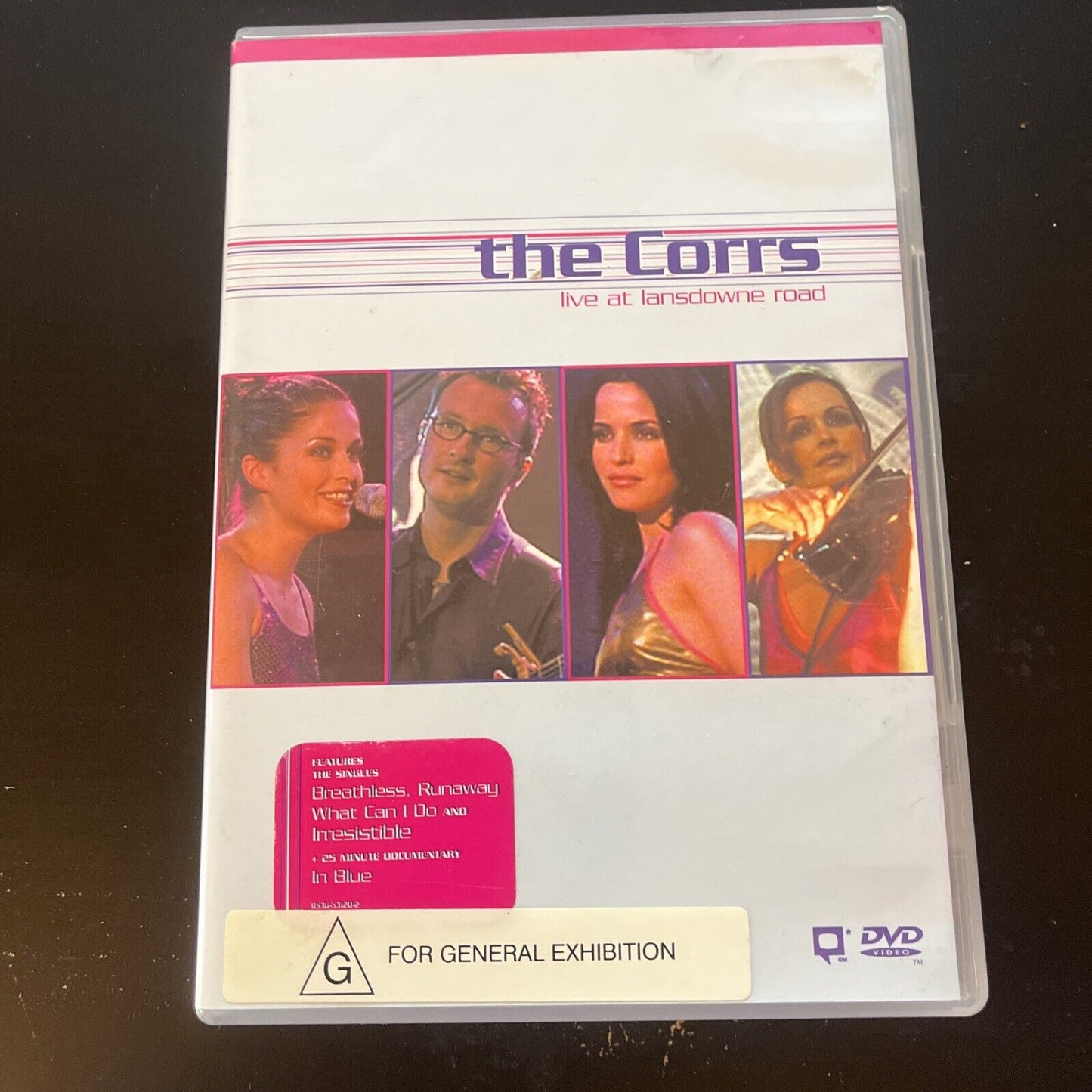 The Corrs - Lansdowne Road Live Concert (DVD, 2000) Region 4 &2