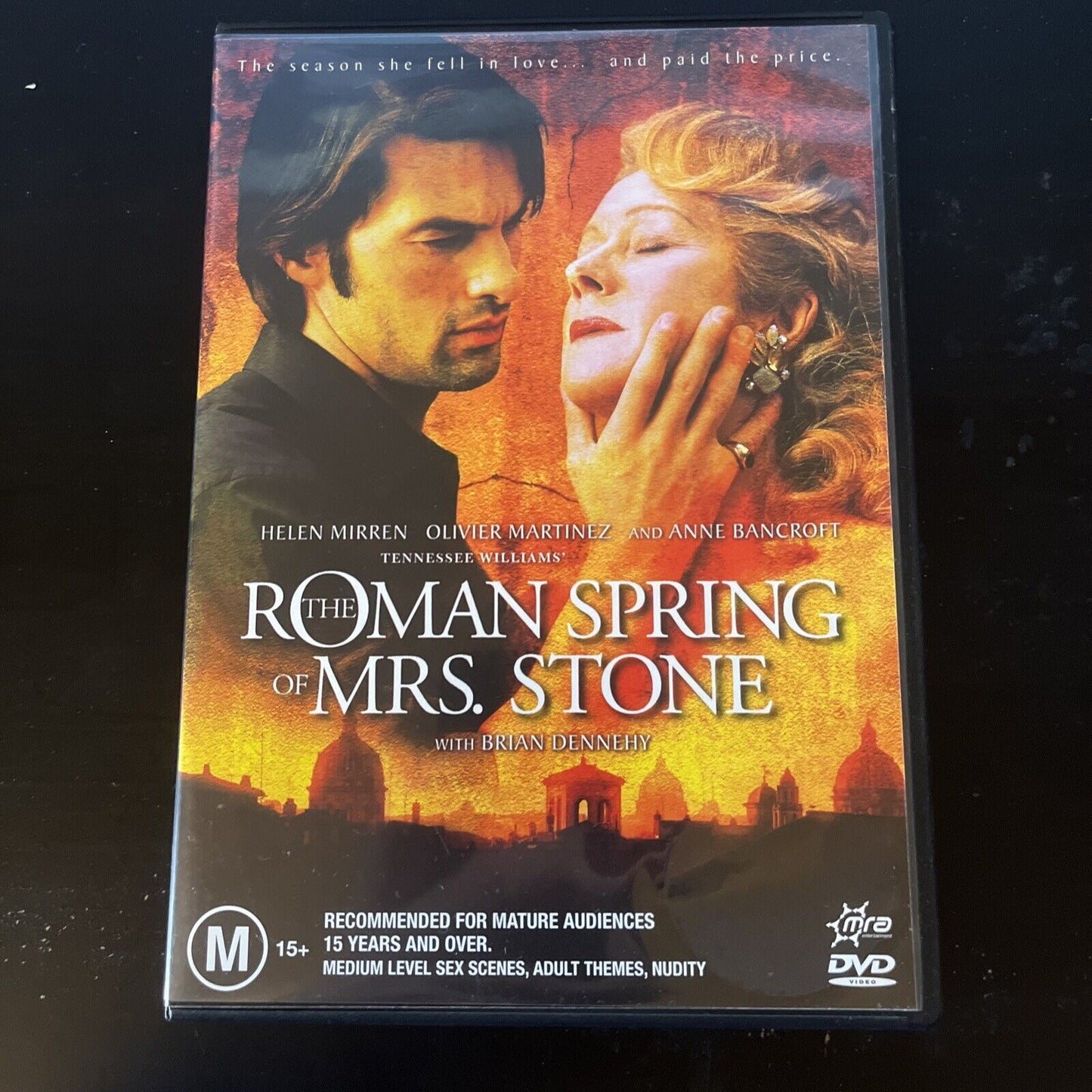 The Roman Spring Of Mrs. Stone (DVD, 2003) Helen Mirren, NEW Region 4