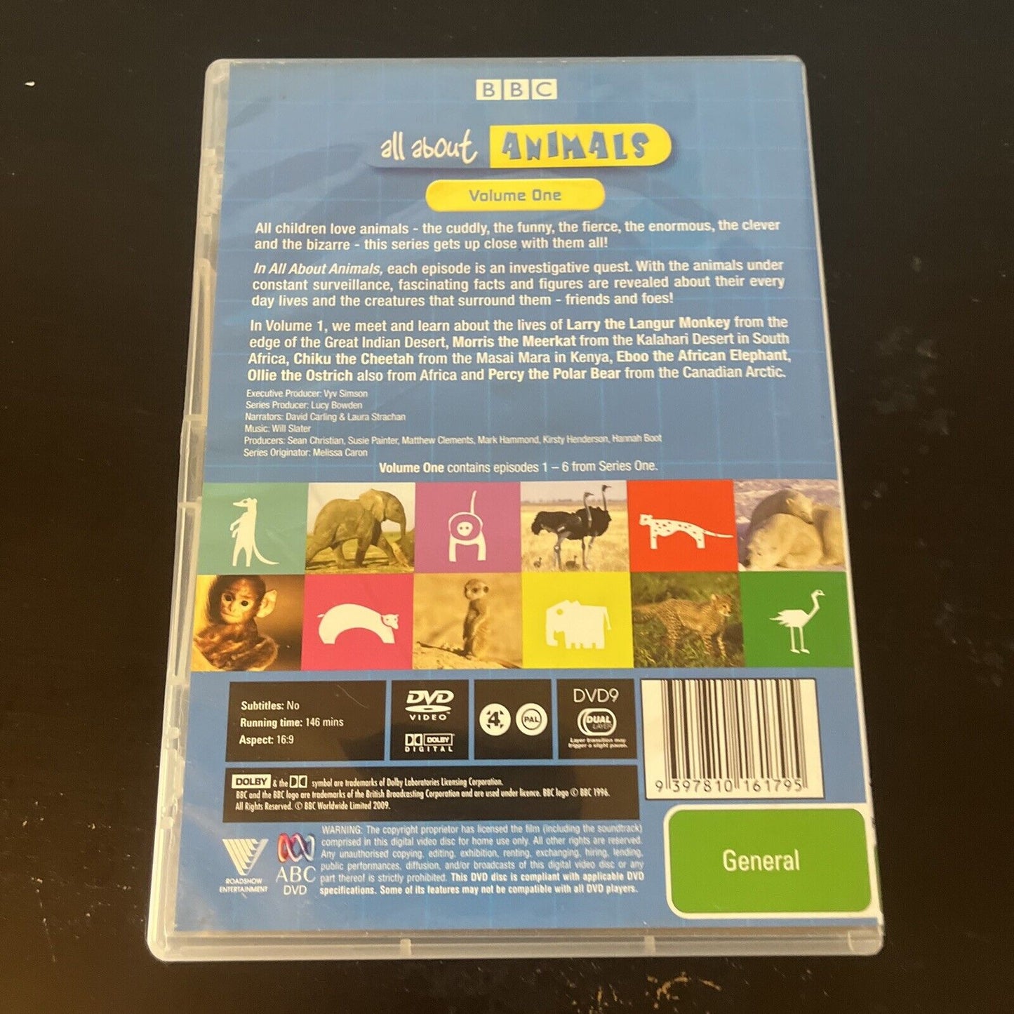 All About Animals : Vol 1 (DVD, 2008) BBC Region 4