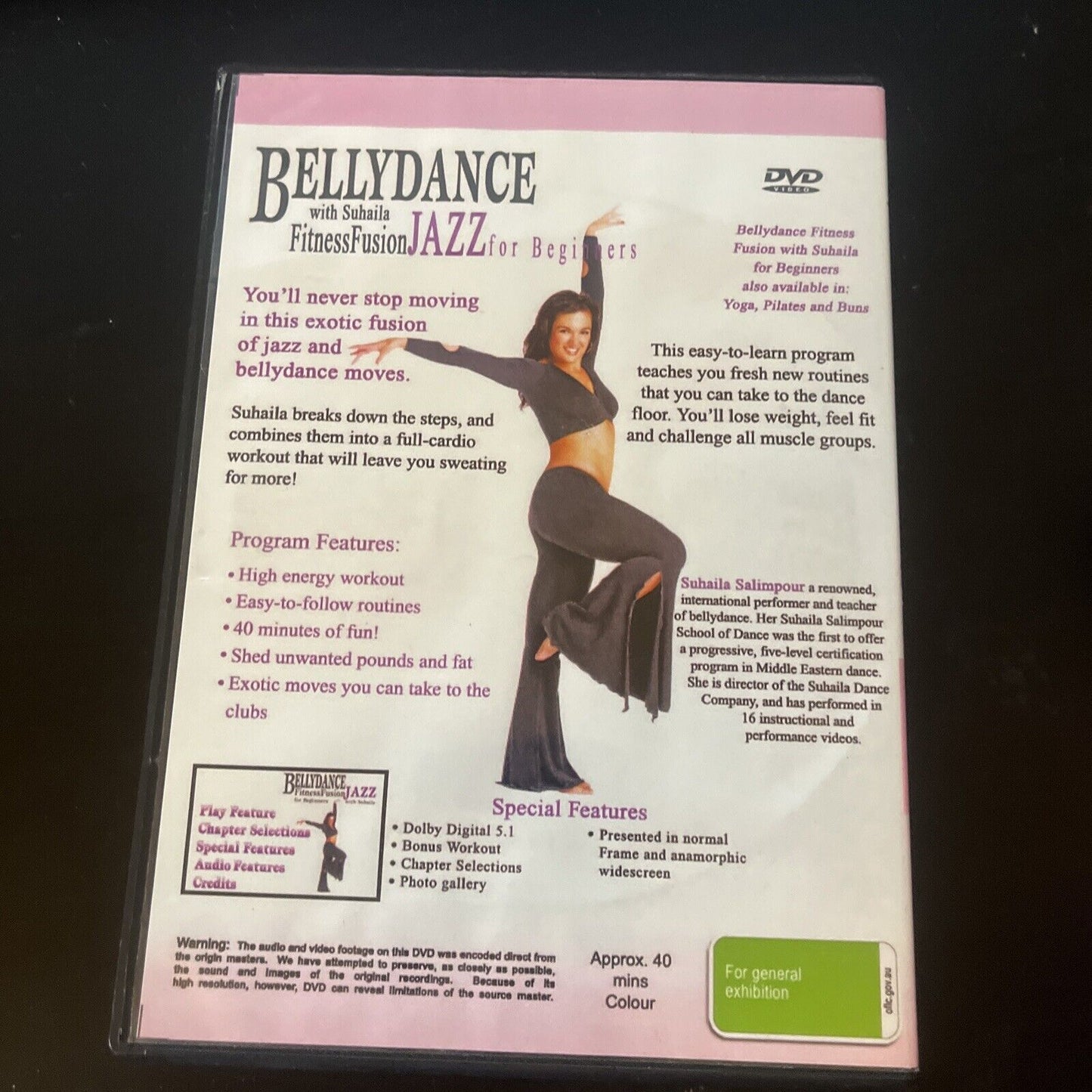 Bellydance For Beginners With Suhaila - Fitness Fusion Jazz For Beginners DVD