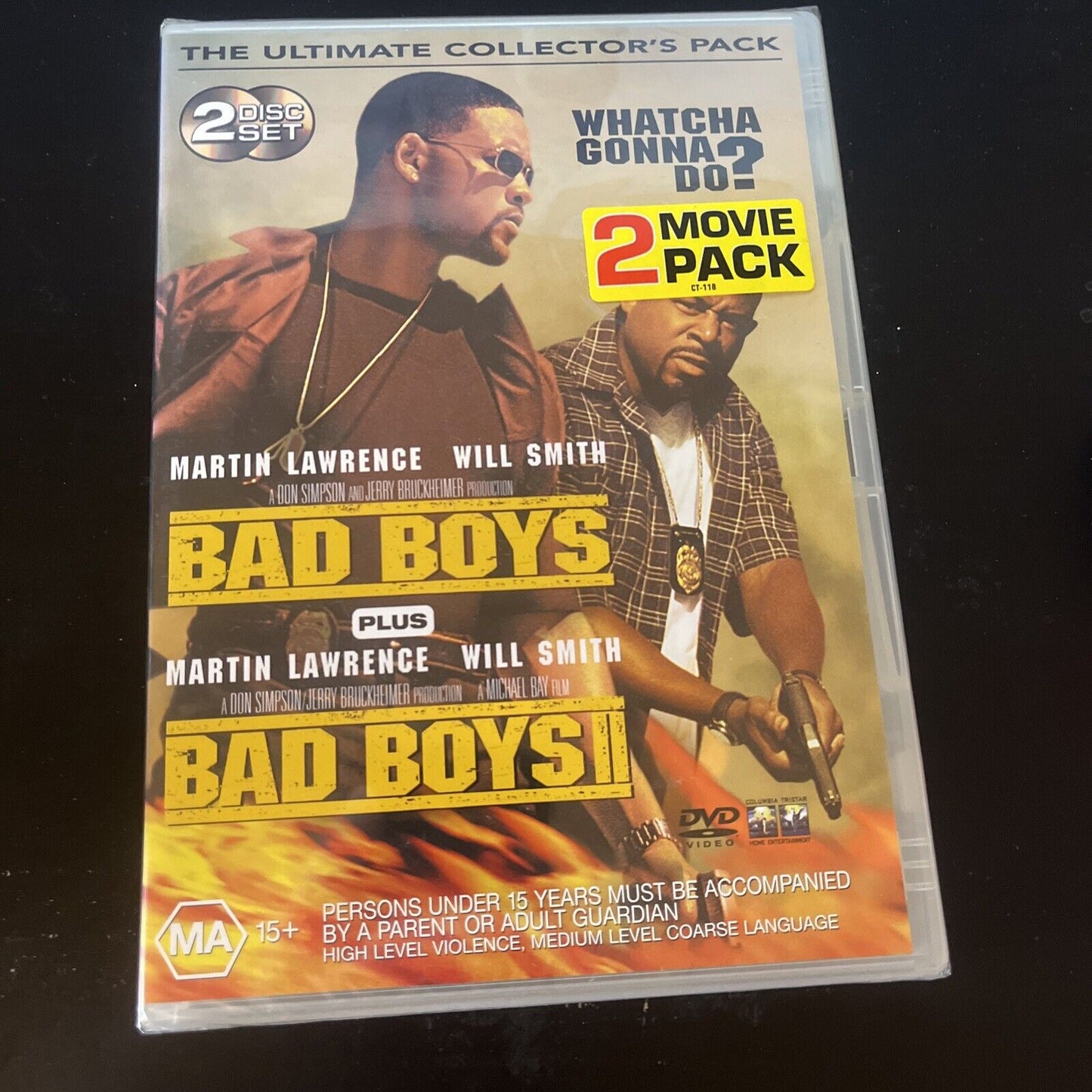 *New Sealed* Bad Boys / Bad Boys 2 (DVD, 2003) Will Smith, Region 4