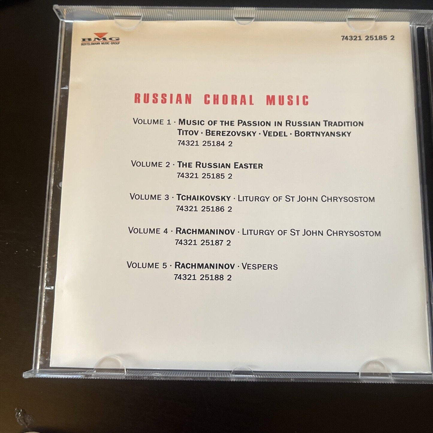 Russian Choral Music Volume 2 - The Russian Holy Easter (CD, 1995)