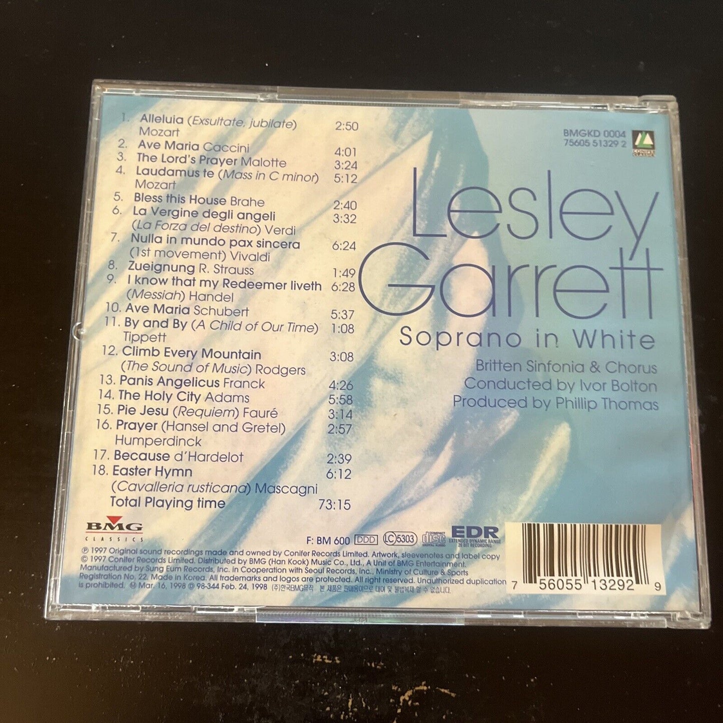 Lesley Garrett - Soprano In White (CD, 1997)