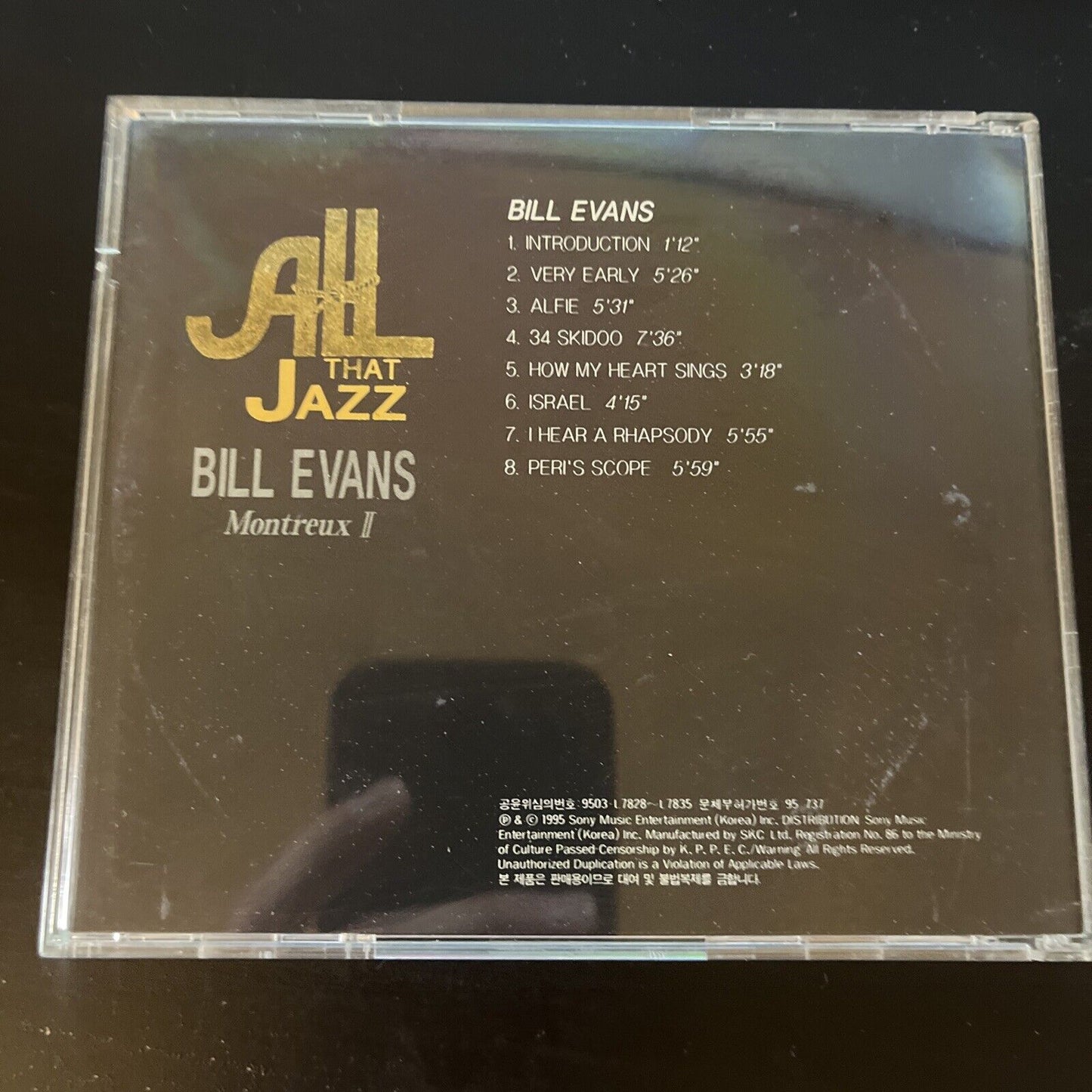 Bill Evans - Montreux II (CD, 1995) CSK-9713