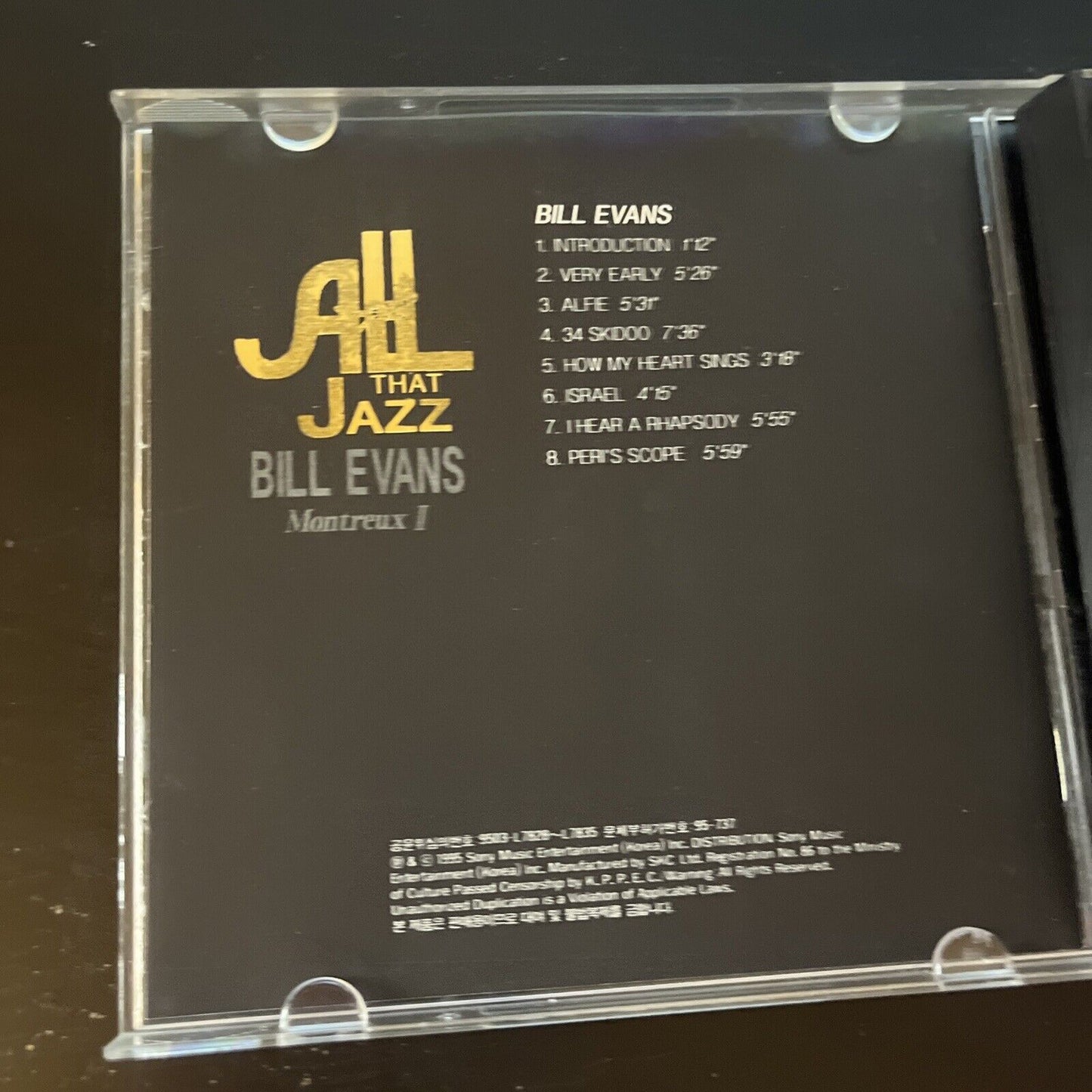 Bill Evans - Montreux II (CD, 1995) CSK-9713