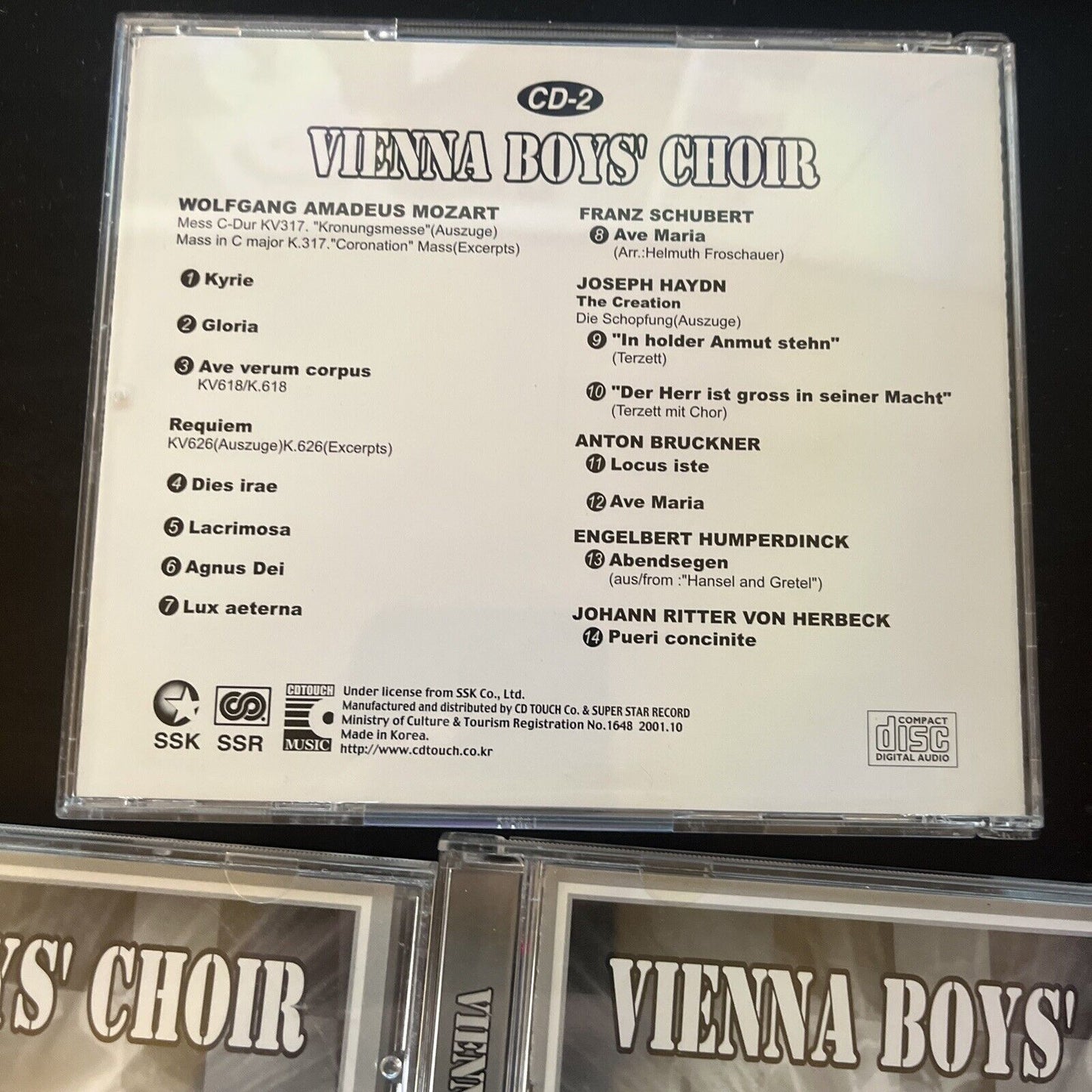 Vienna Boys Choir (CD, 2001, 3-Disc)