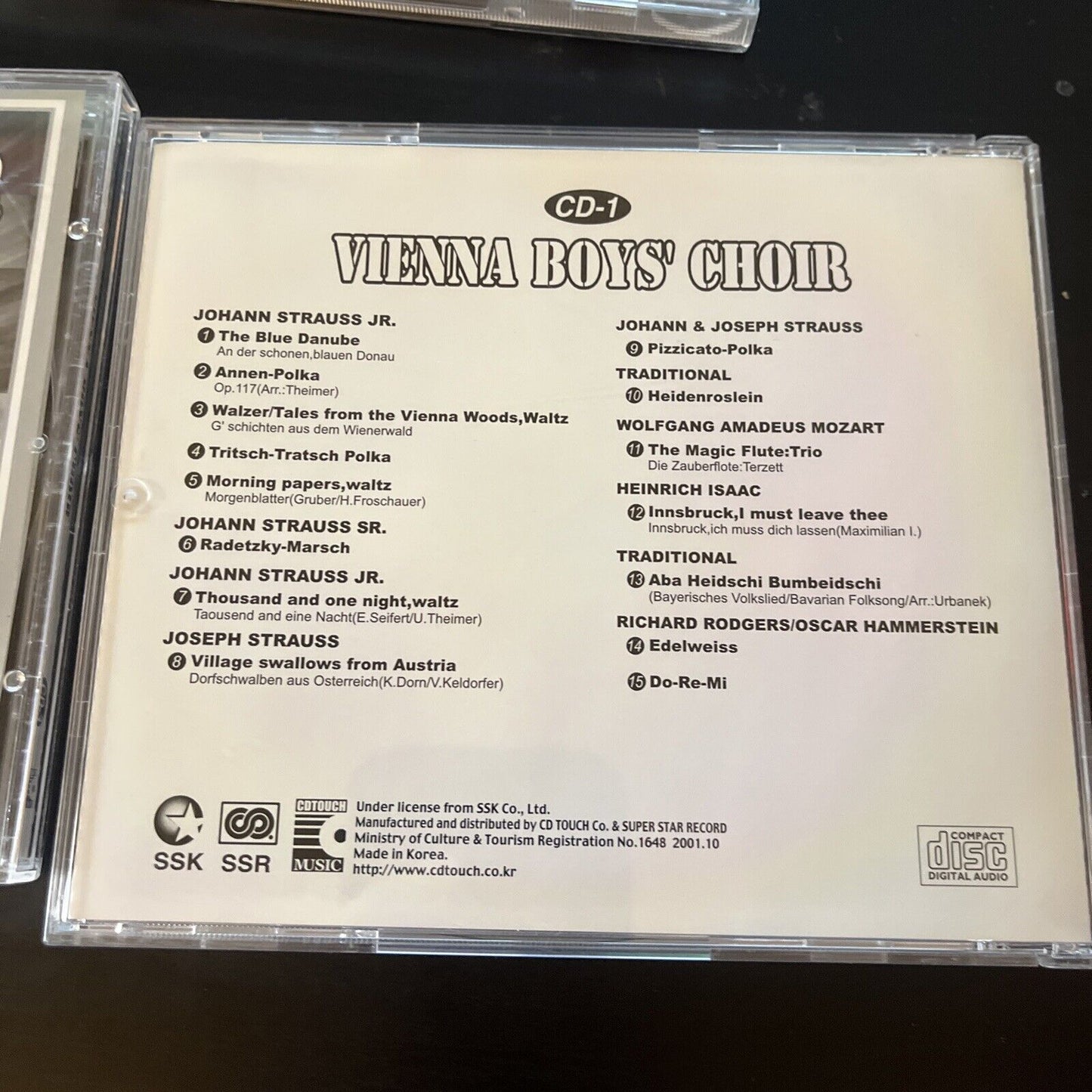 Vienna Boys Choir (CD, 2001, 3-Disc)