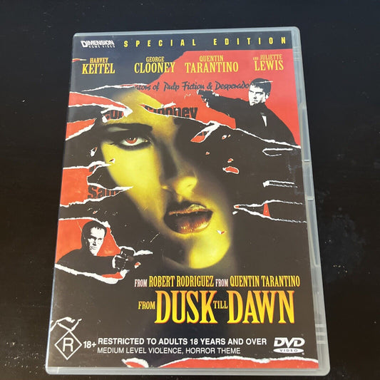 From Dusk Till Dawn - Special Edition (DVD, 1995) Harvey Keitel, Region 4