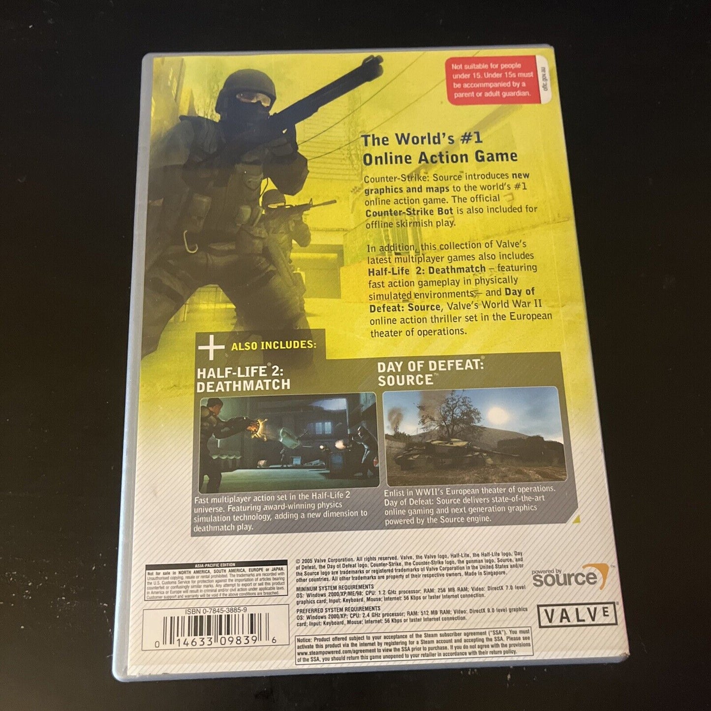 Counter-Strike Source -  PC CDROM Game