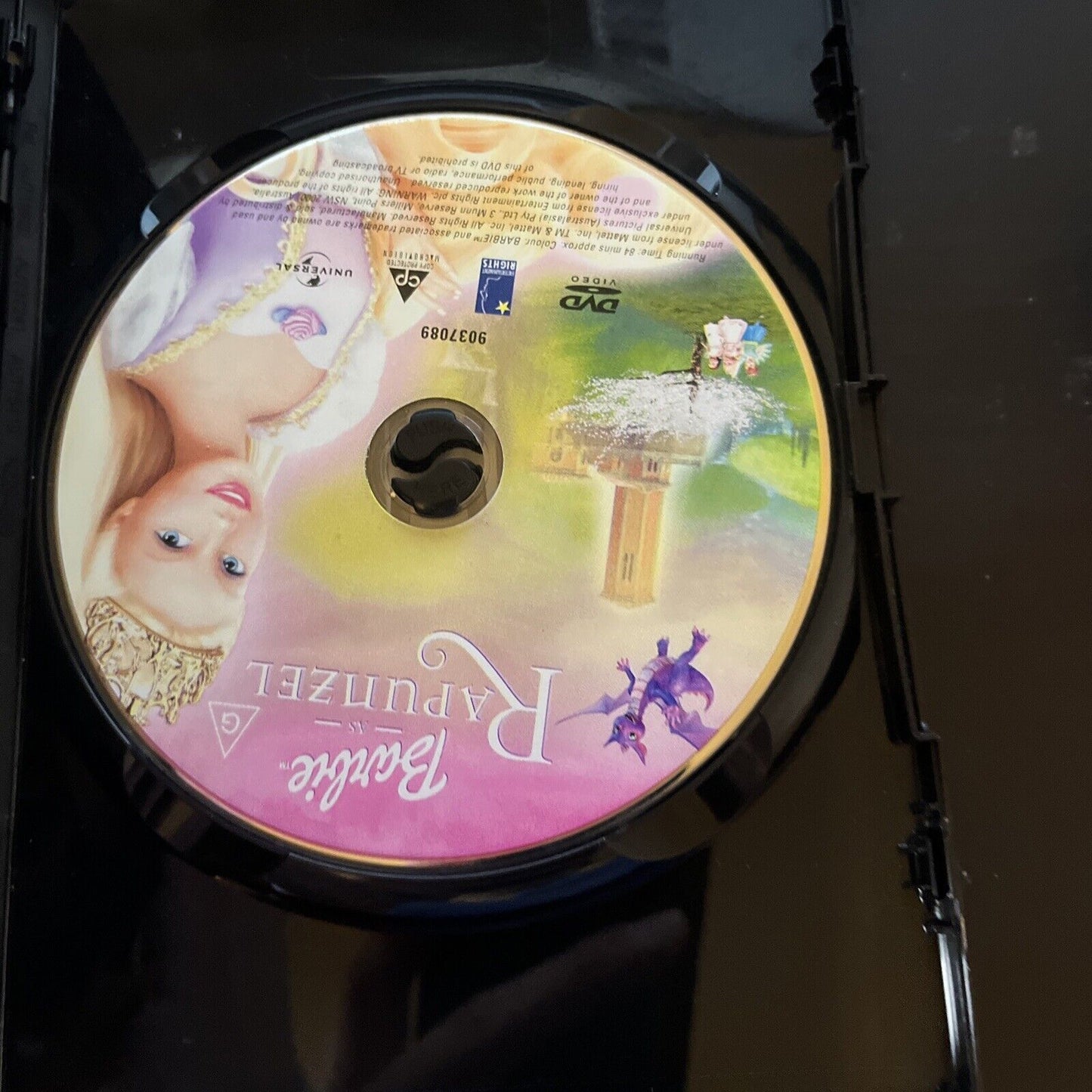 Barbie - The Princess and the Pauper & Rapunzel (DVD, 2004, 2-Disc) Region 4 &2