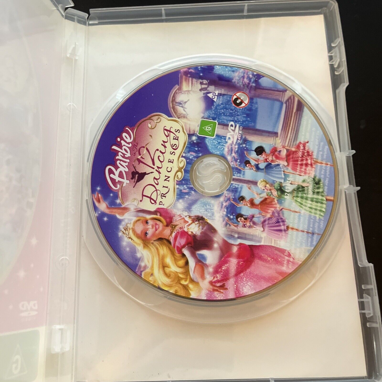 ② dvd barbie au bal des 12 princesses (2x0024) — DVD