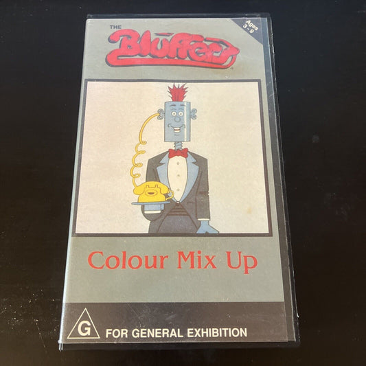 The Bluffers - Colour Mix Up (VHS, 1987) PAL