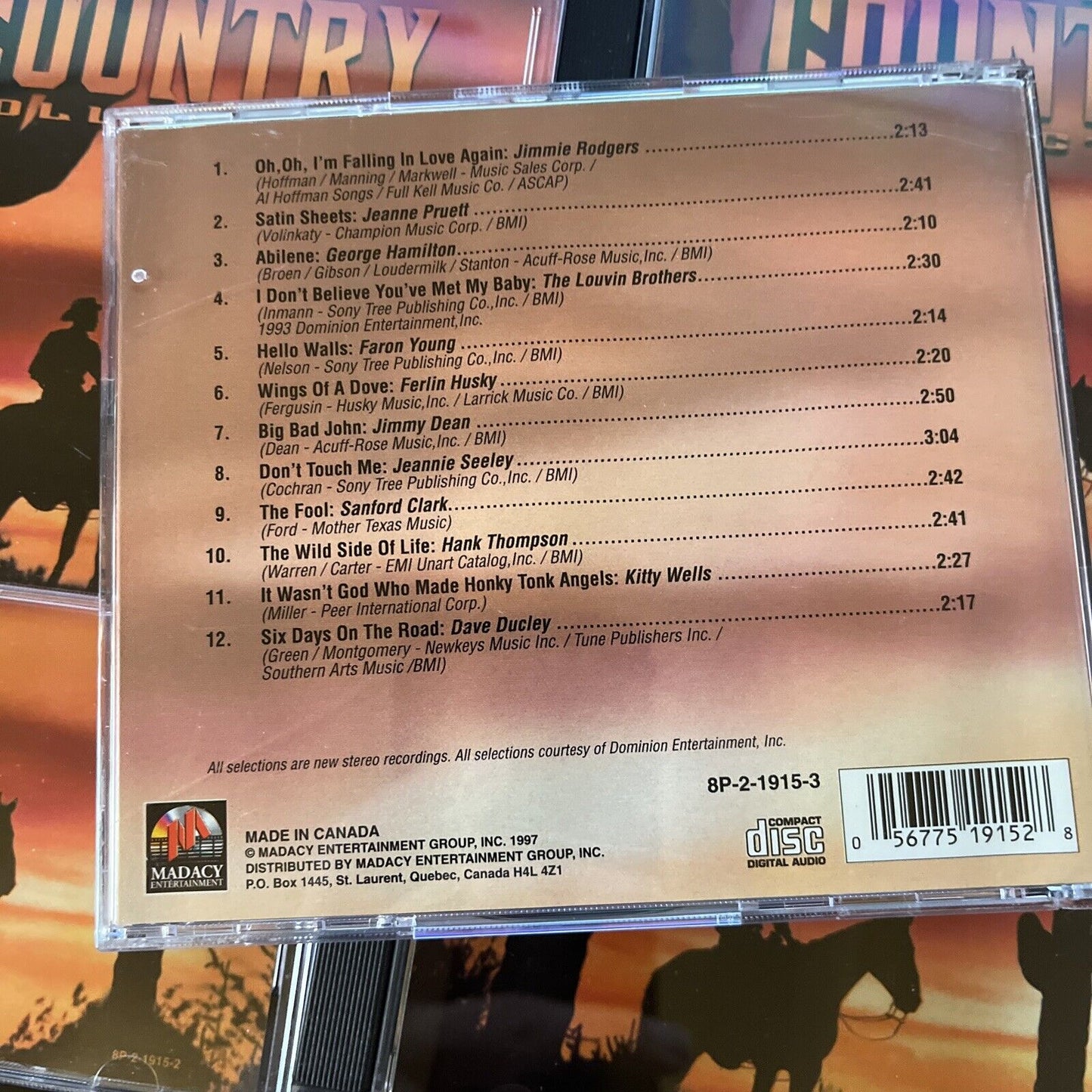 The Country Collection - 7-Disc (CD, 1997) 8P-2-1915-3