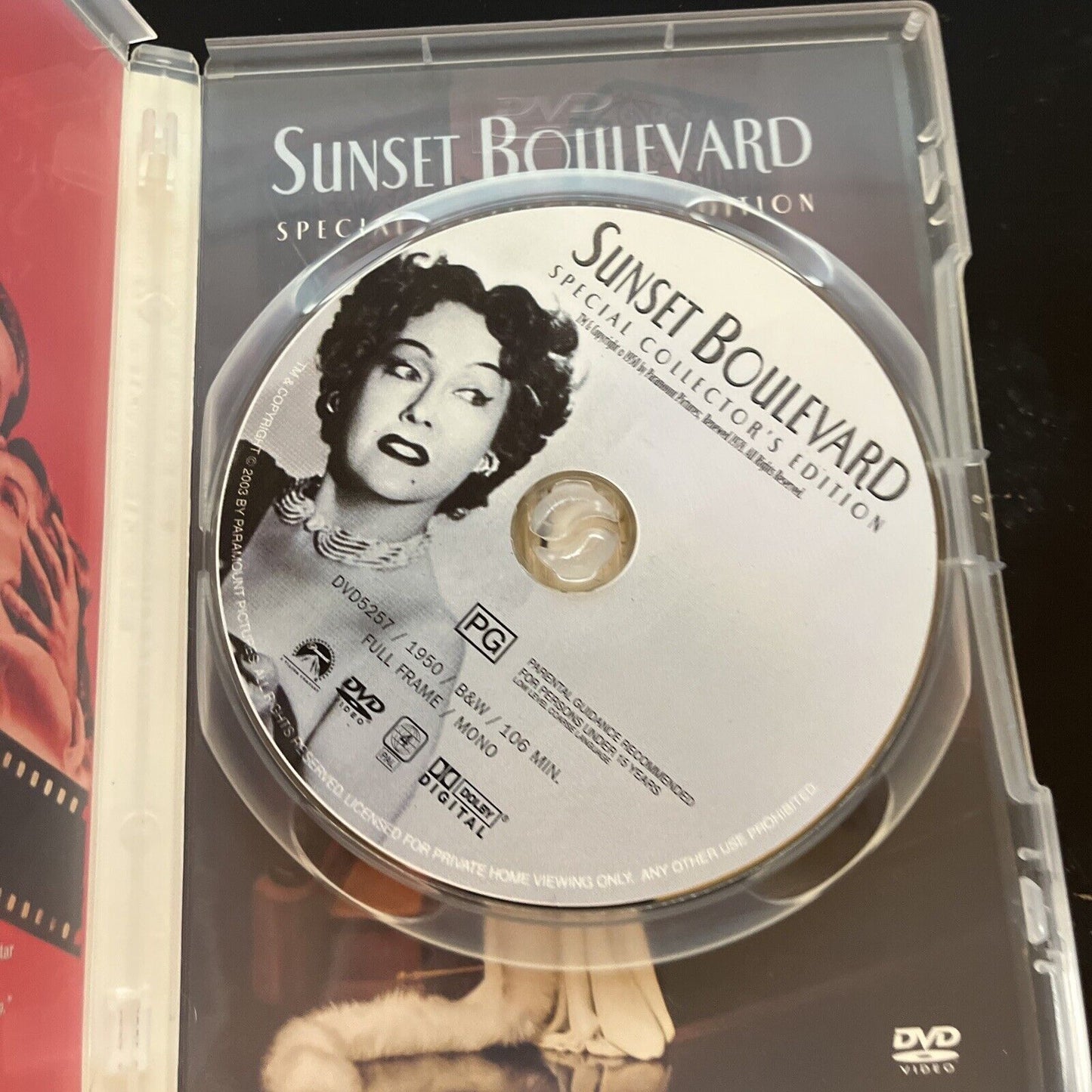 Sunset Boulevard - Special Collector's Edition (DVD, 1950) Region 4